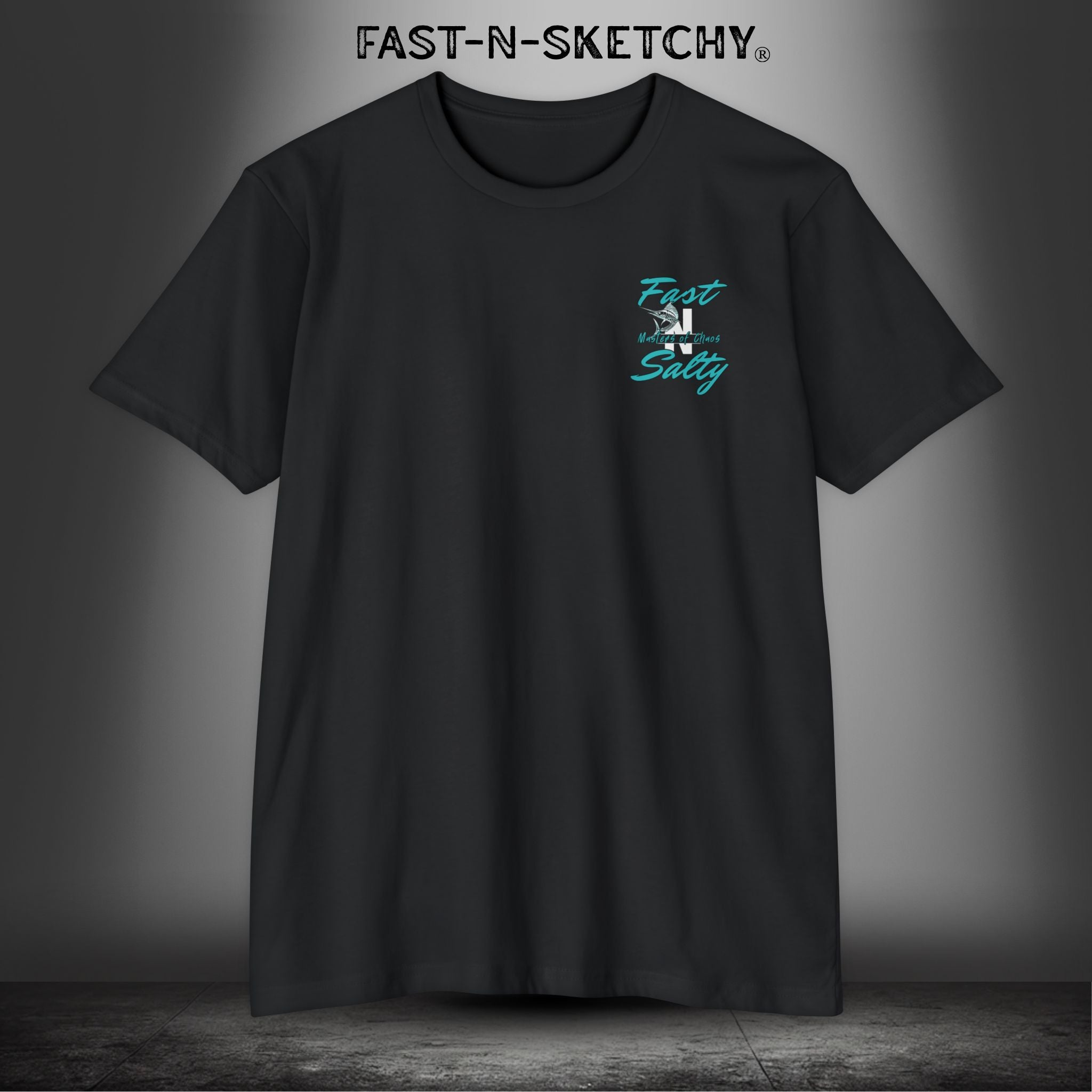 Fast-n-Salty Circle Logo - T-Shirt Next Level 6210