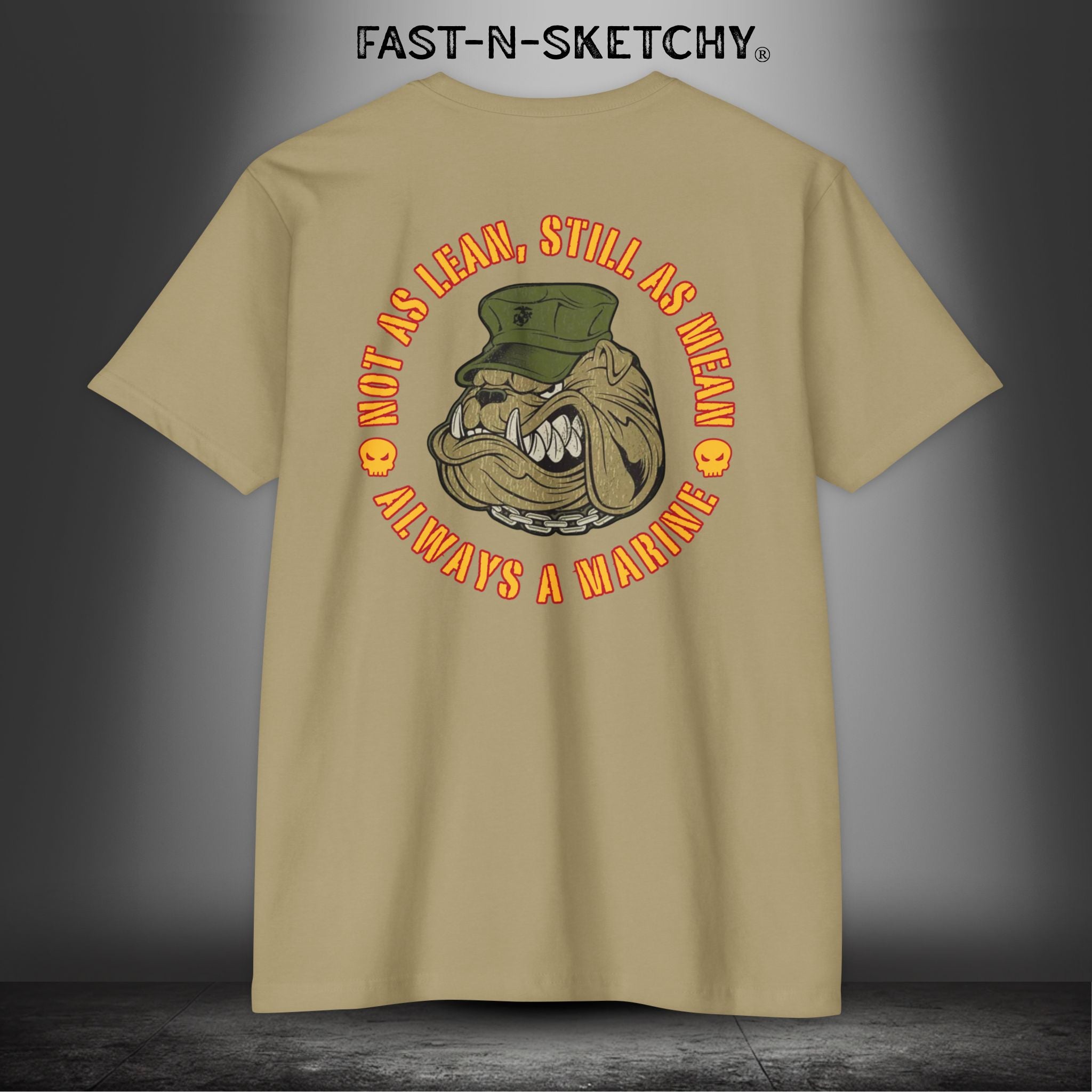 Devil Dog: Not as Lean, Still as Mean, Always a Marine - T-Shirt