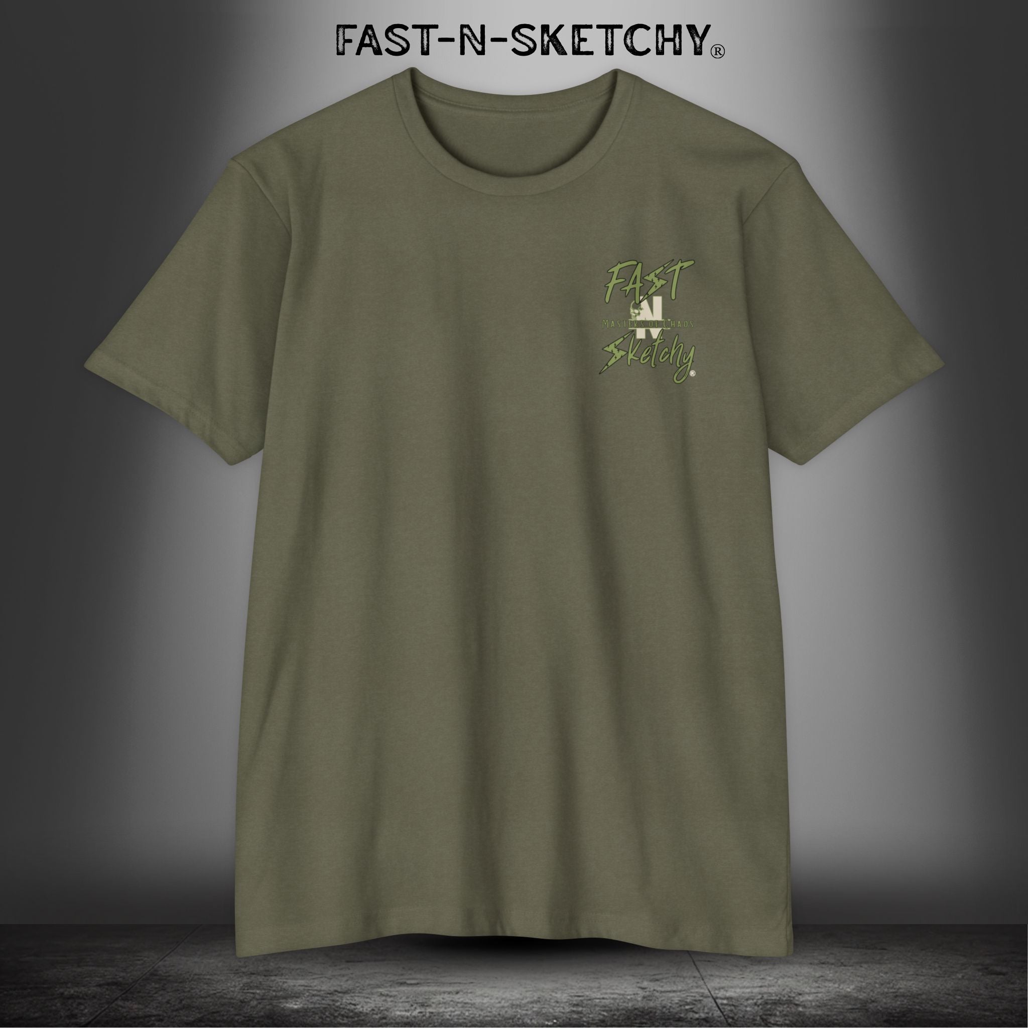 Arranging Meetings with Allah Since 9/11 - Military Edition: FAST-N-SKETCHY T-Shirt Next Level 6210
