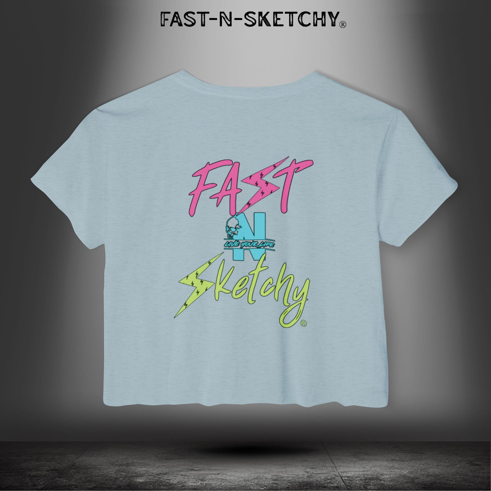 FAST-N-SKETCHY®: Crop Top (Hot Colors)