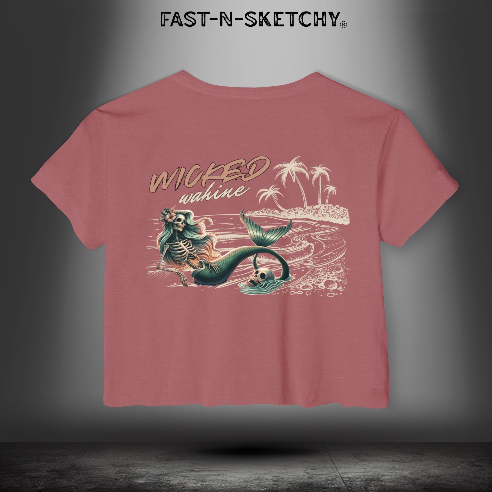 Wicked Wahine - FAST-N-SALTY - Crop Top
