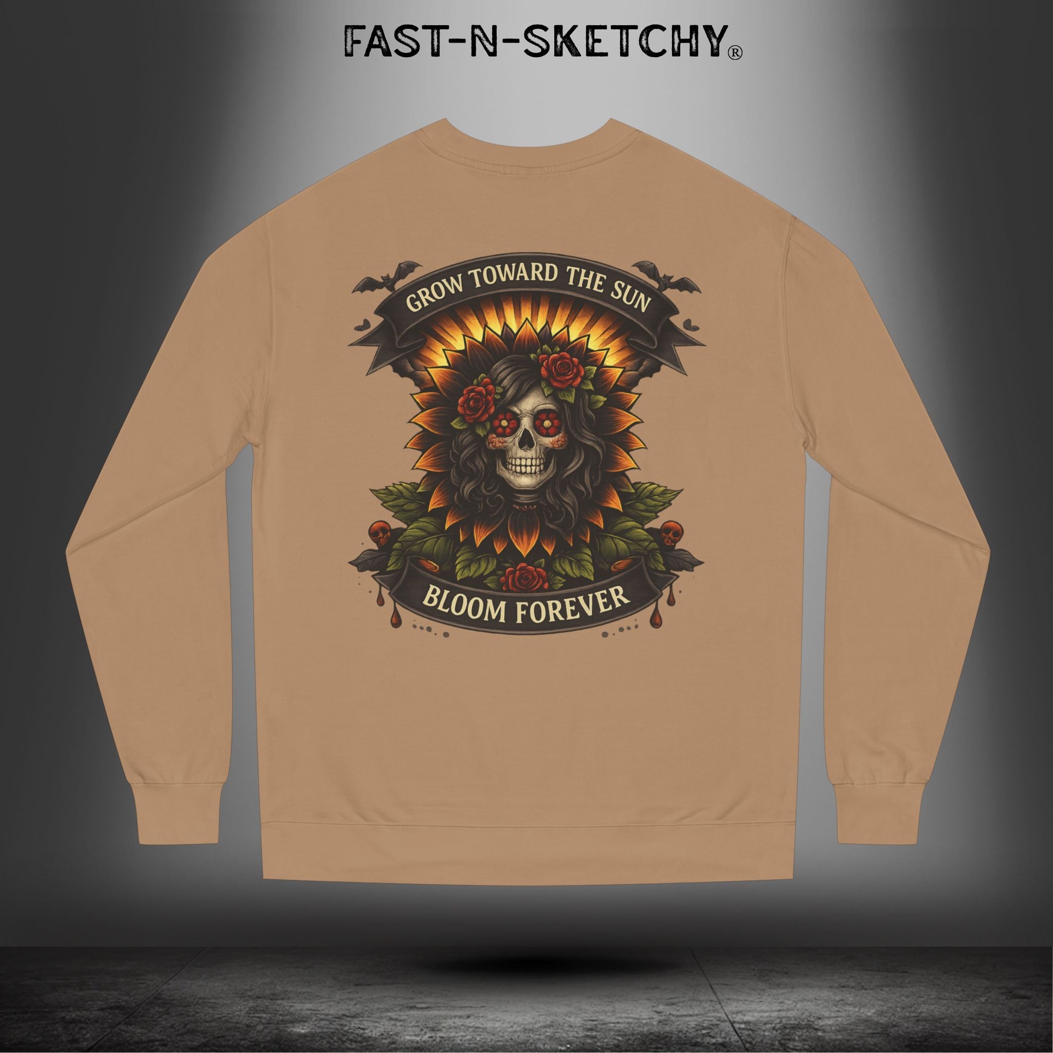 Grow Towards the Sun, Bloom Forever: Crewneck Sweatshirt