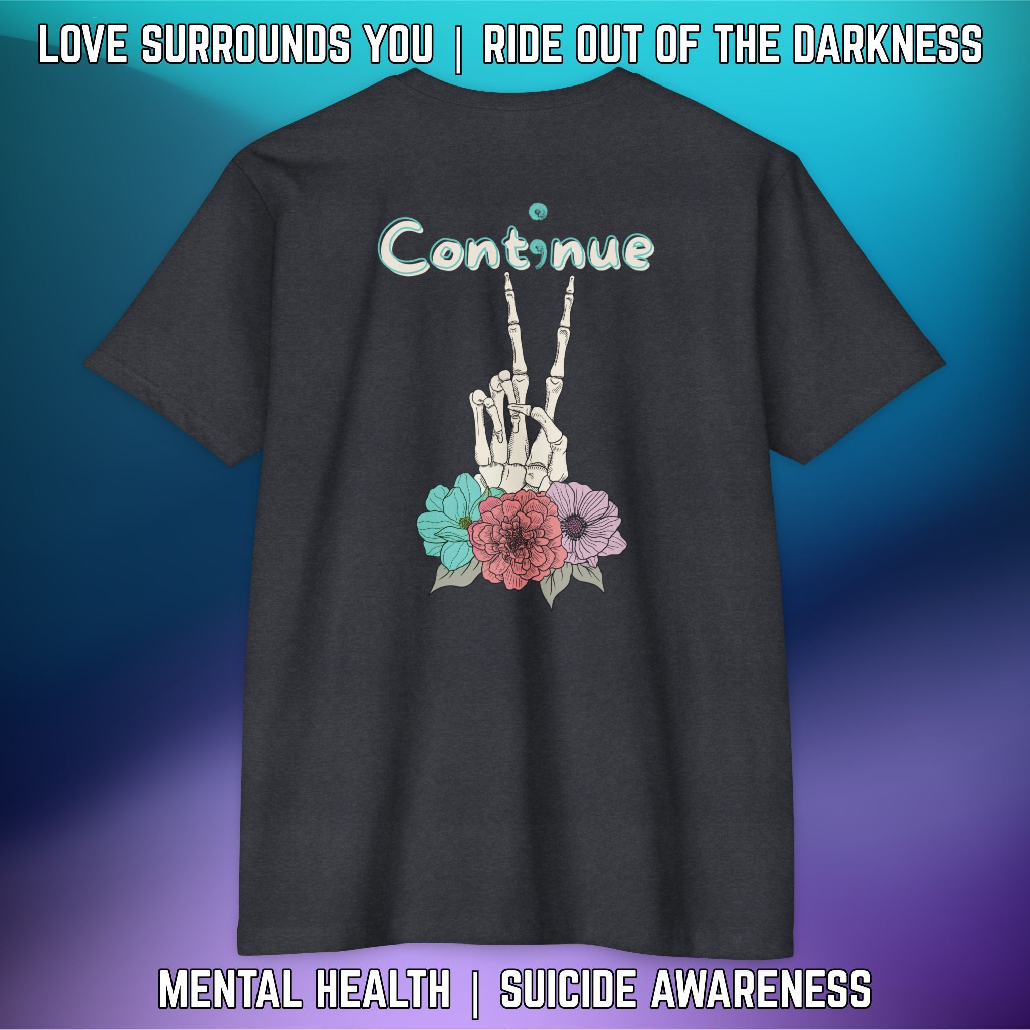 CONTINUE SEMI-COLON: T-Shirt Next Level 6210 - LSY