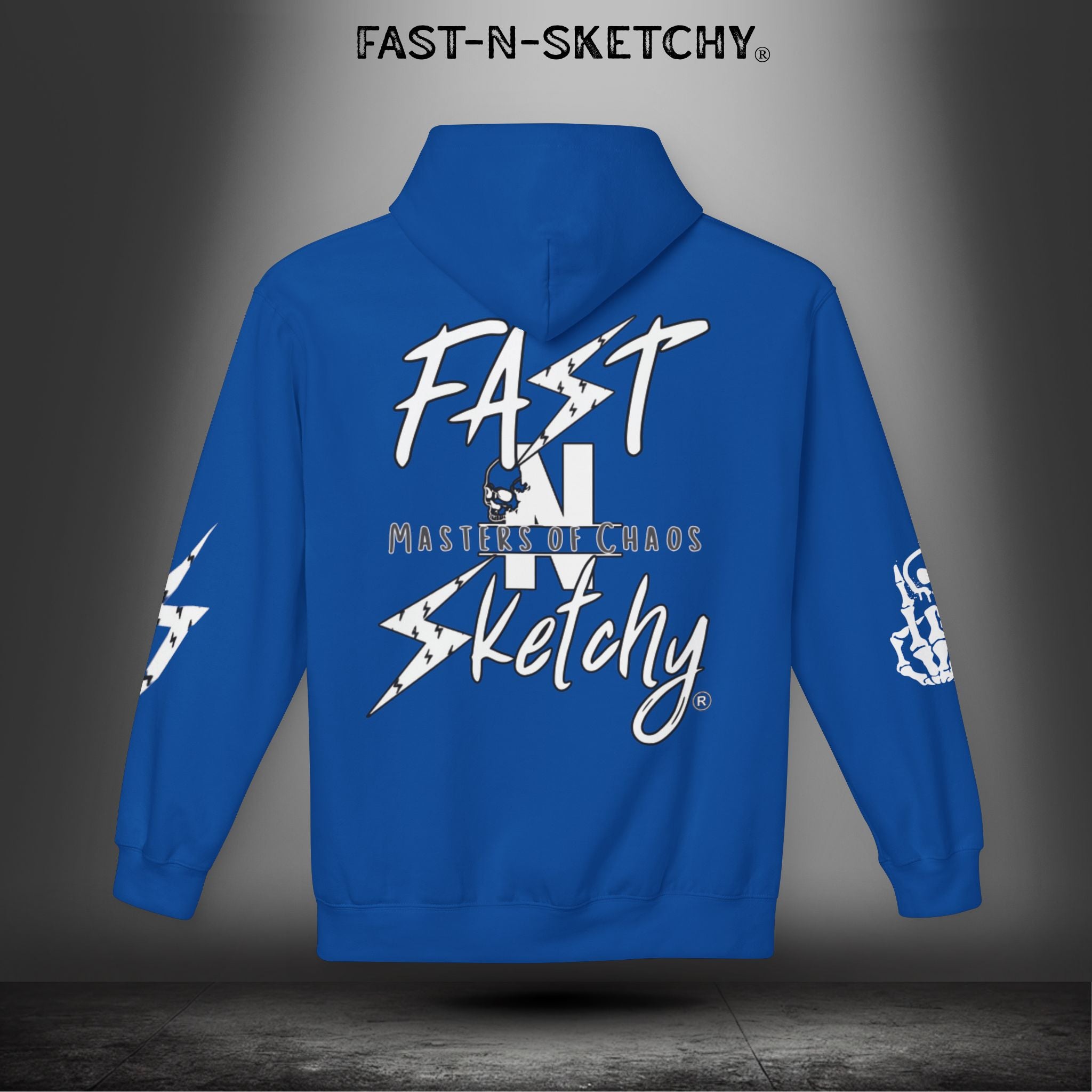 FAST-N-SKETCHY®: Fleece Hoodie 80/20 Blend (Dark Colors)