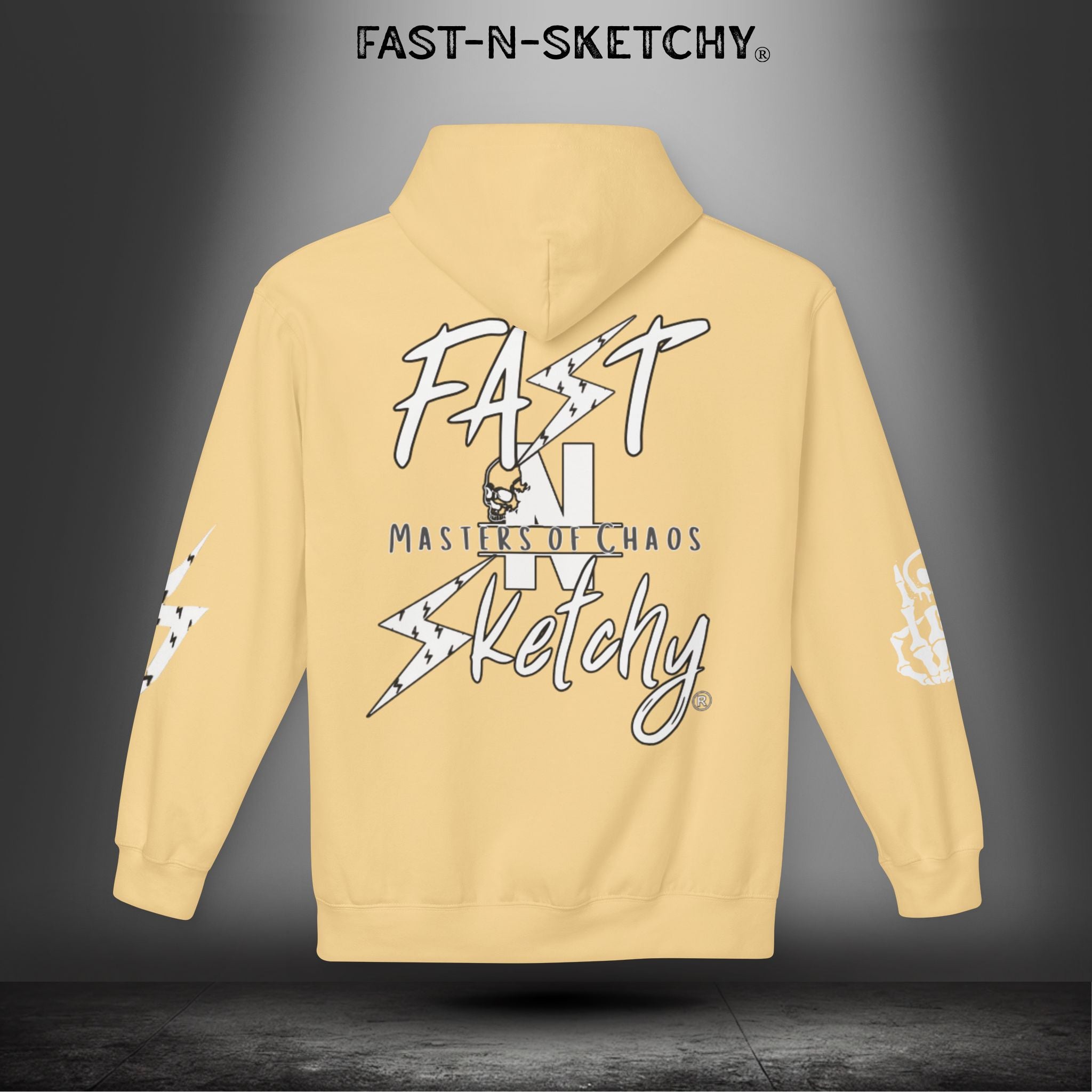 FAST-N-SKETCHY®: Fleece Hoodie 80/20 Blend (Dark Colors)