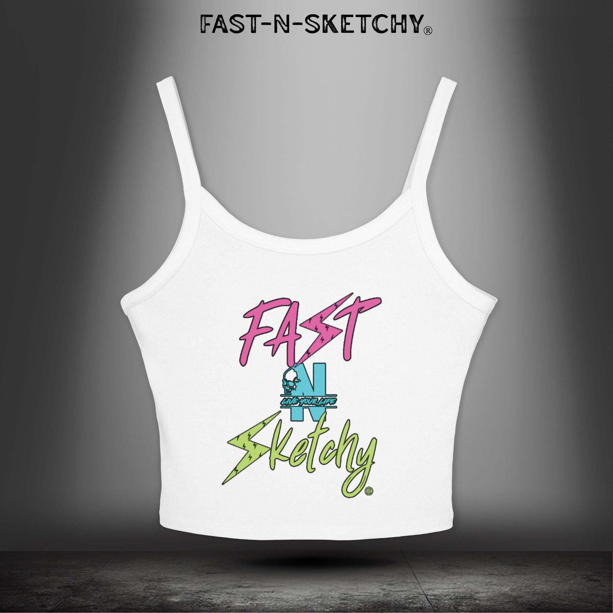 FAST-N-SKETCHY®: Spaghetti Strap Tank Top