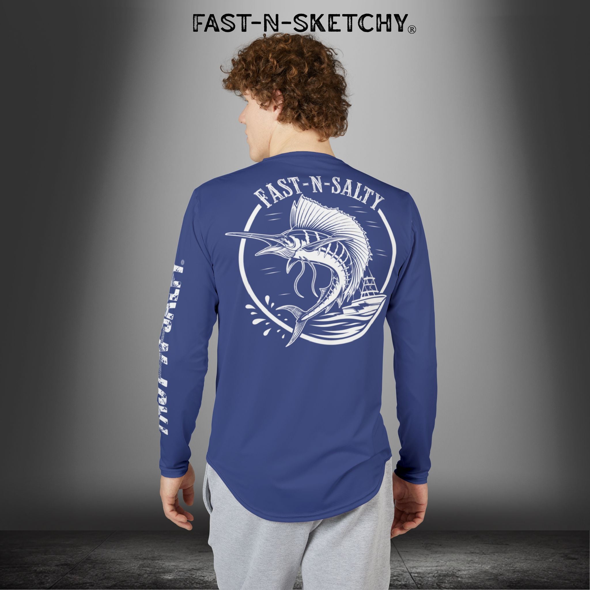 Sailfish Fast-N-Salty UV Protection Long Sleeve Shirt - Perfect for Outdoor Adventures and Fishing