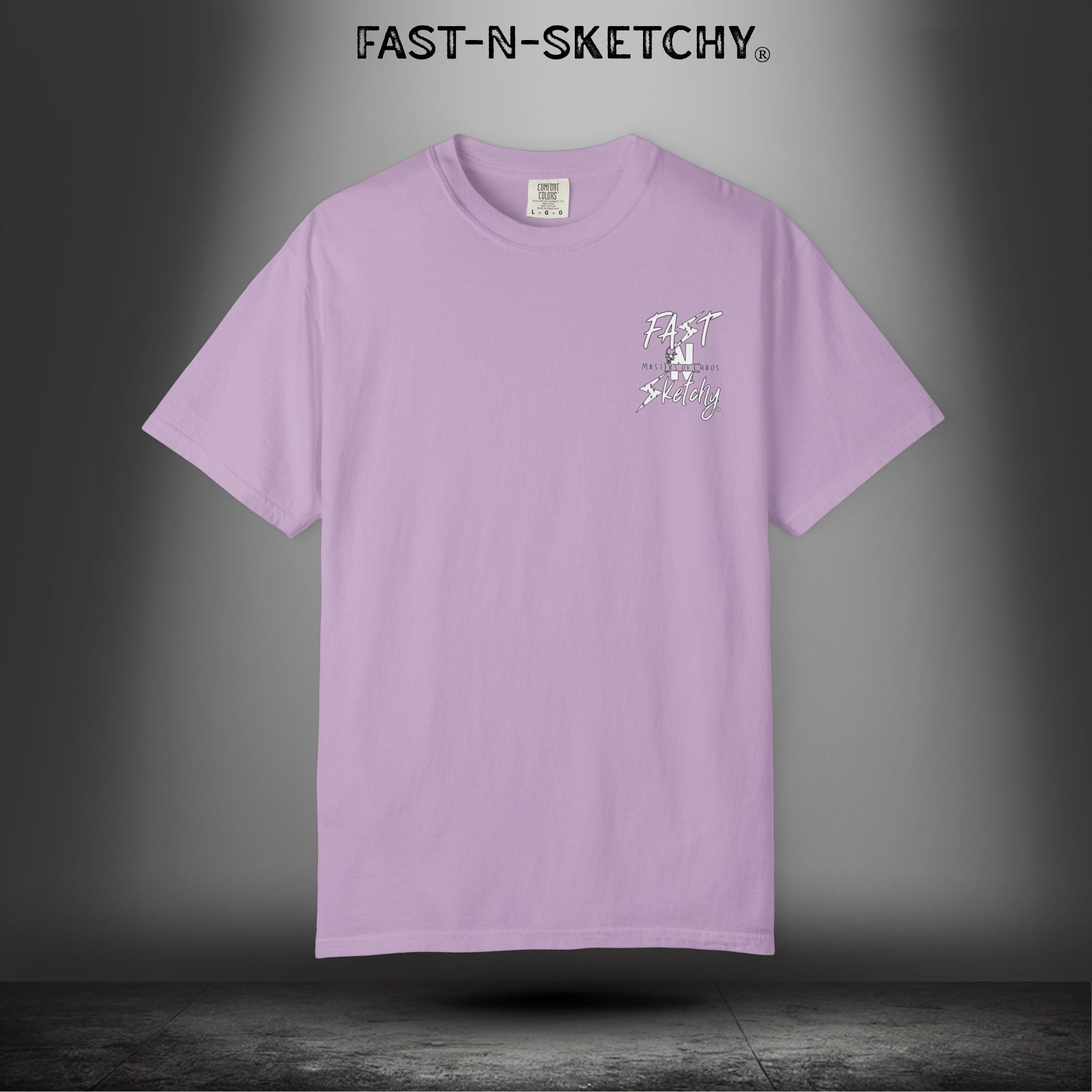 No Face, No Case: FAST-N-SKETCHY - T-Shirt up to 4XL (Multiple Colors)