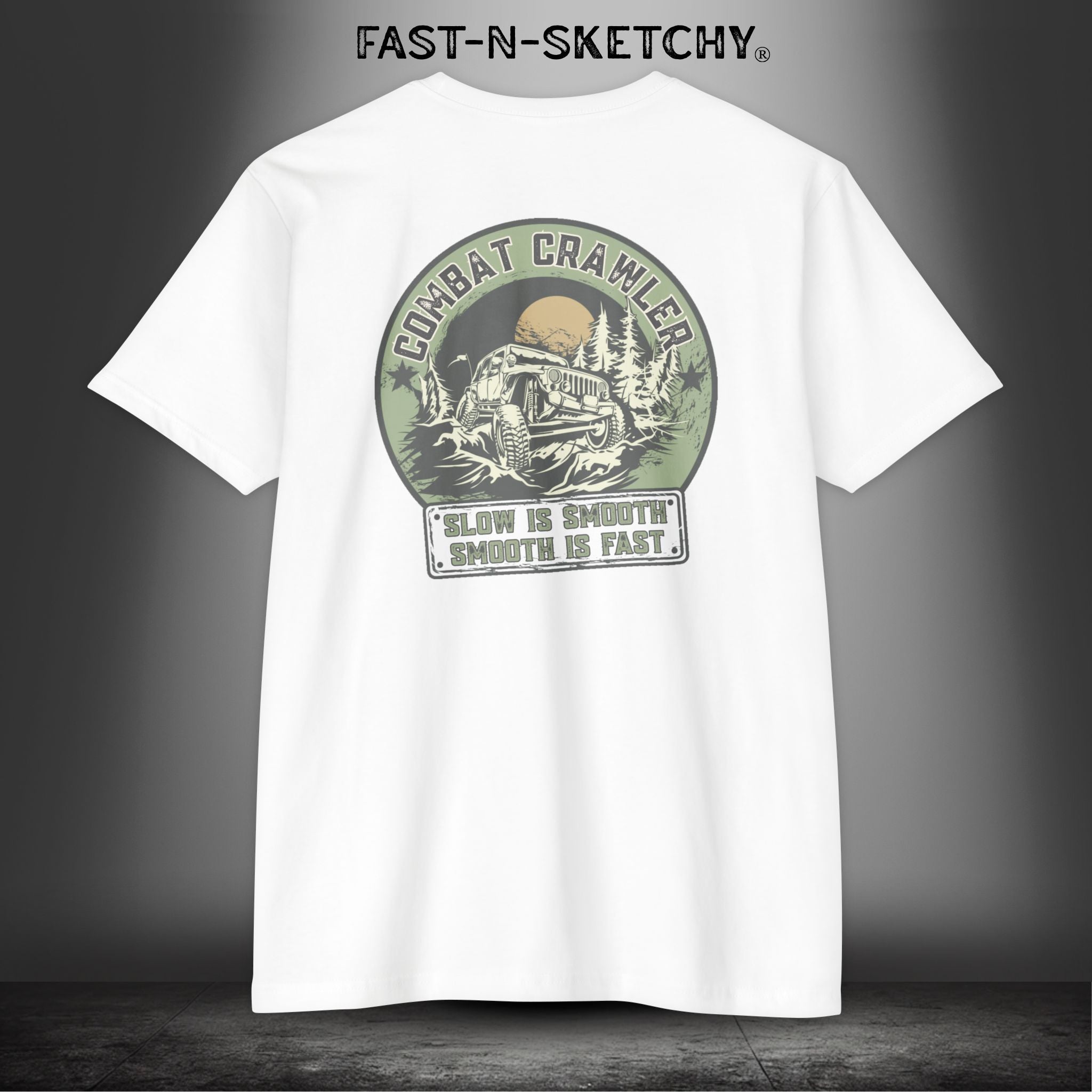 Combat Crawler - Slow is Smooth, Smooth is Fast (Jeep Edition) - T-Shirt