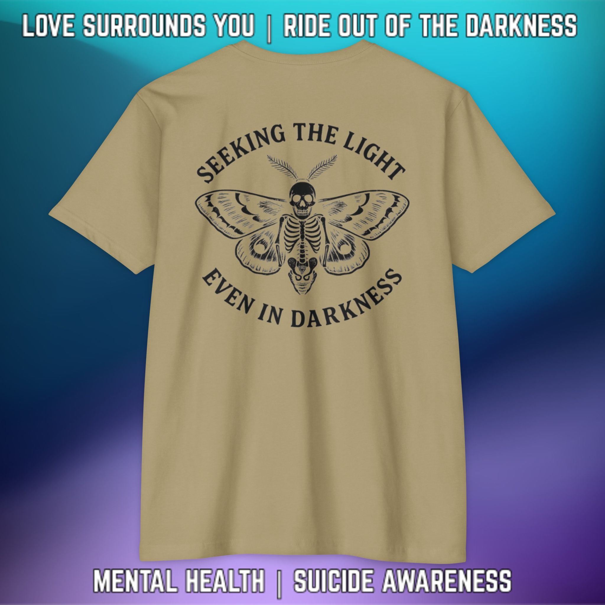 Seeking the Light, Even in Darkness #2 - T-Shirt Next Level 6210 - LSY