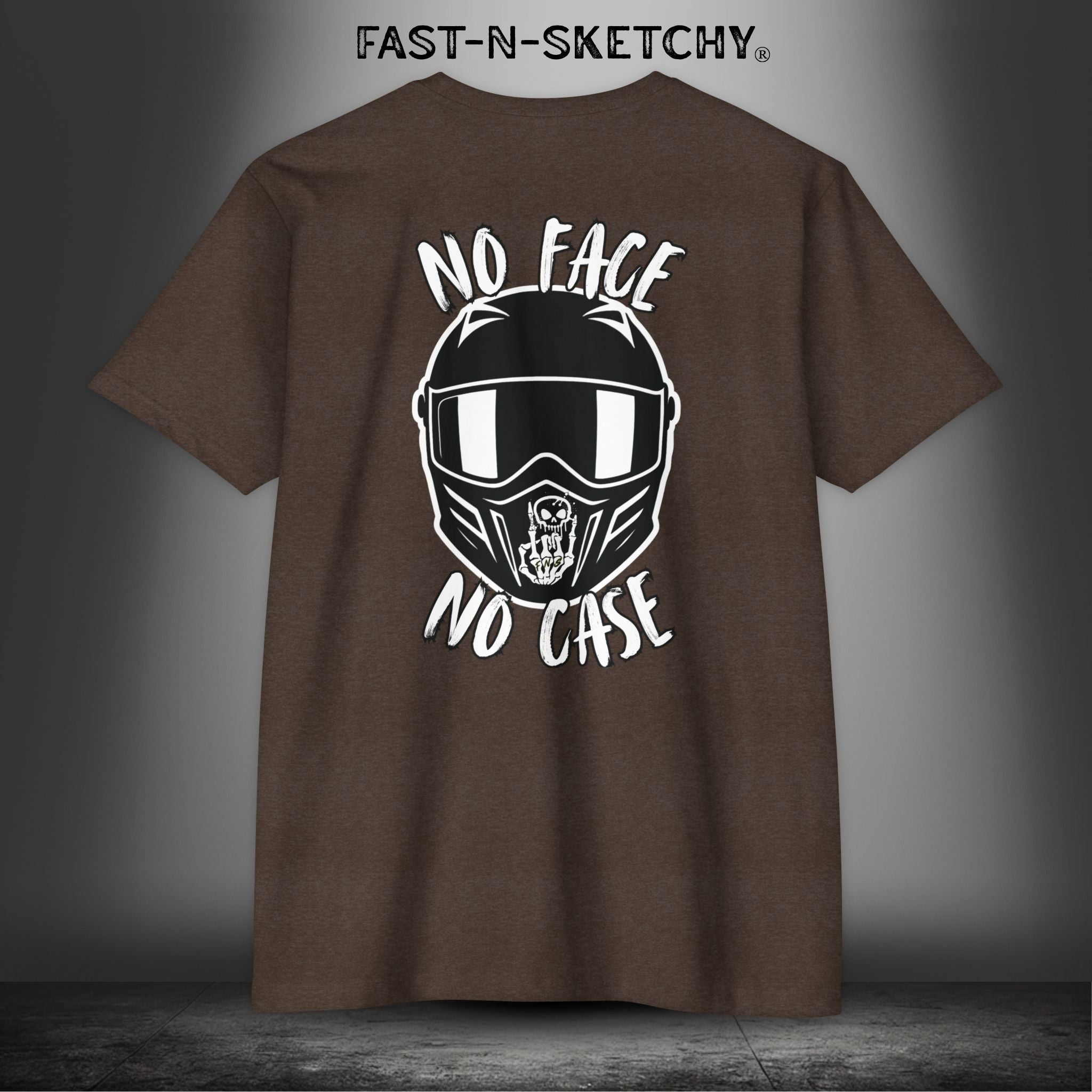No Face, No Case: FAST-N-SKETCHY - T-Shirt