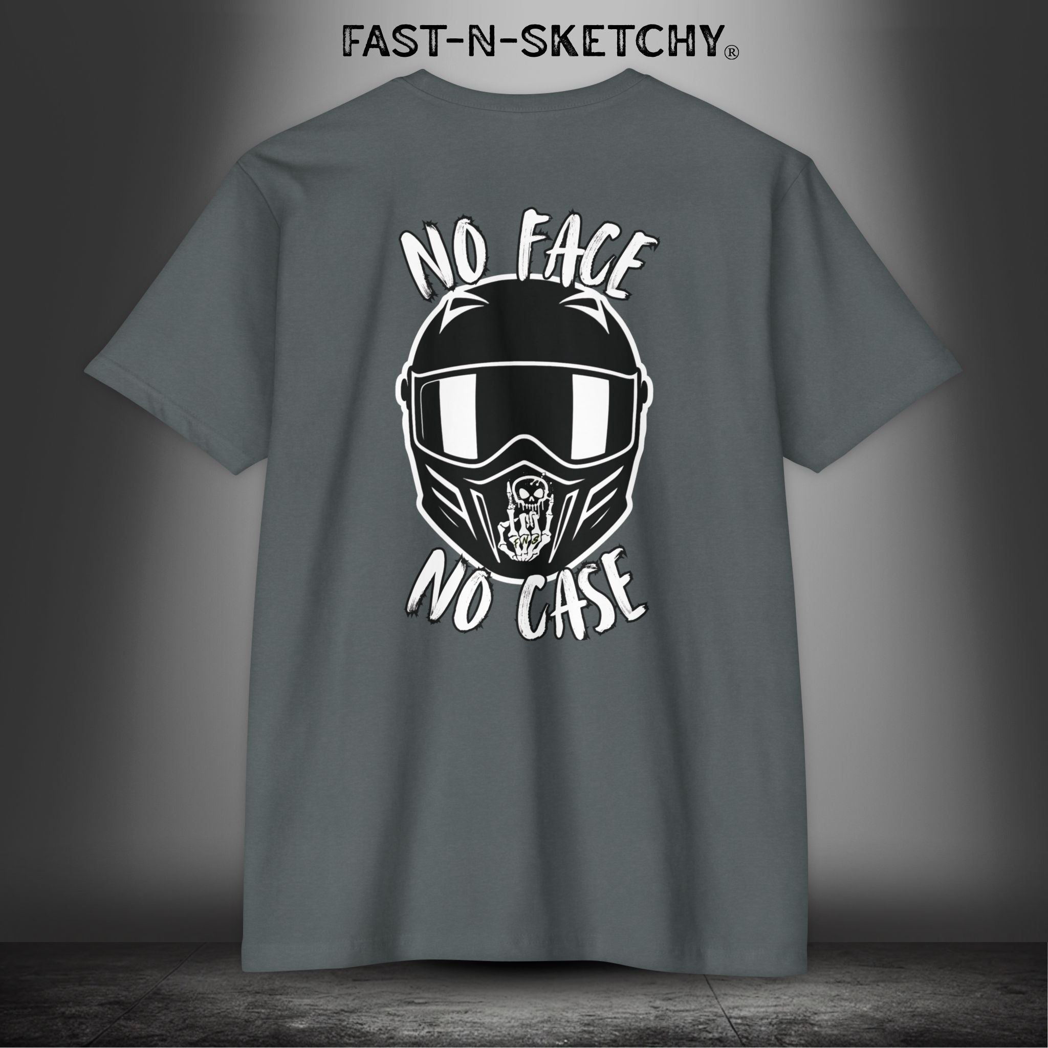 No Face, No Case: FAST-N-SKETCHY - T-Shirt