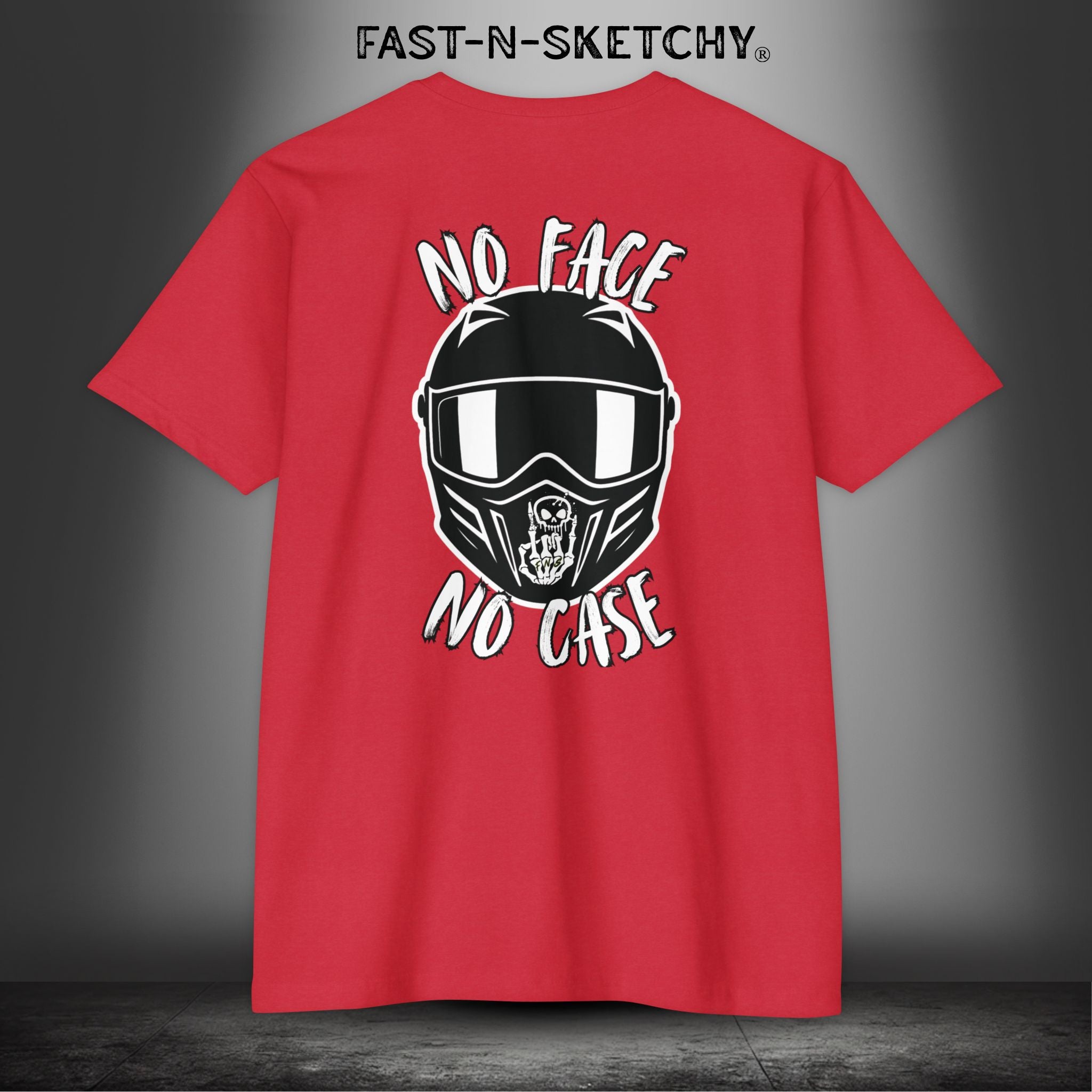 No Face, No Case: FAST-N-SKETCHY - T-Shirt