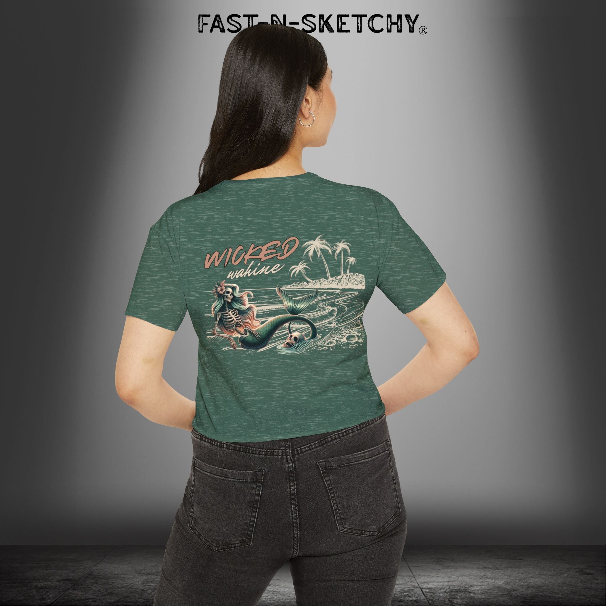Wicked Wahine - FAST-N-SALTY - Crop Top