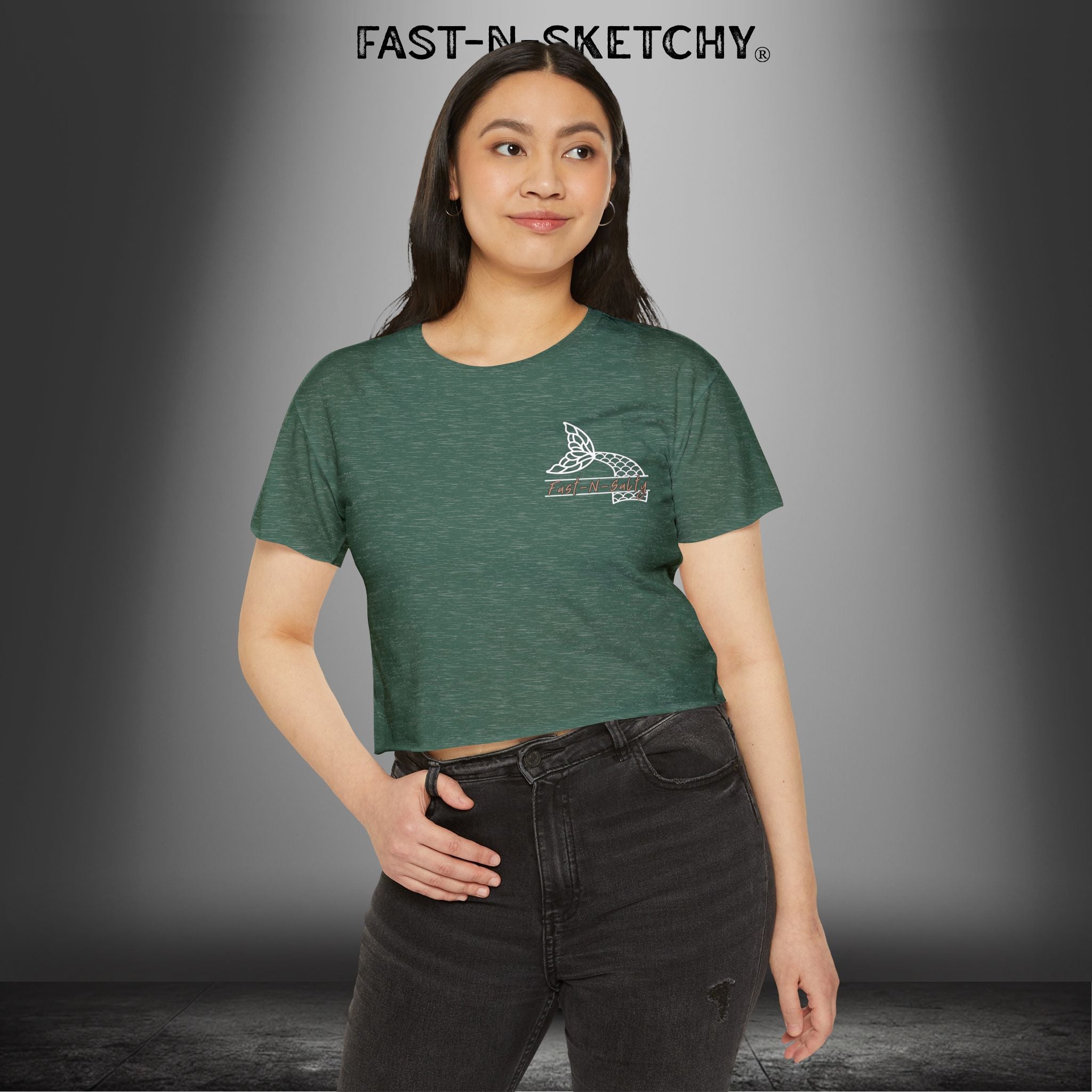 Wicked Wahine - FAST-N-SALTY - Crop Top
