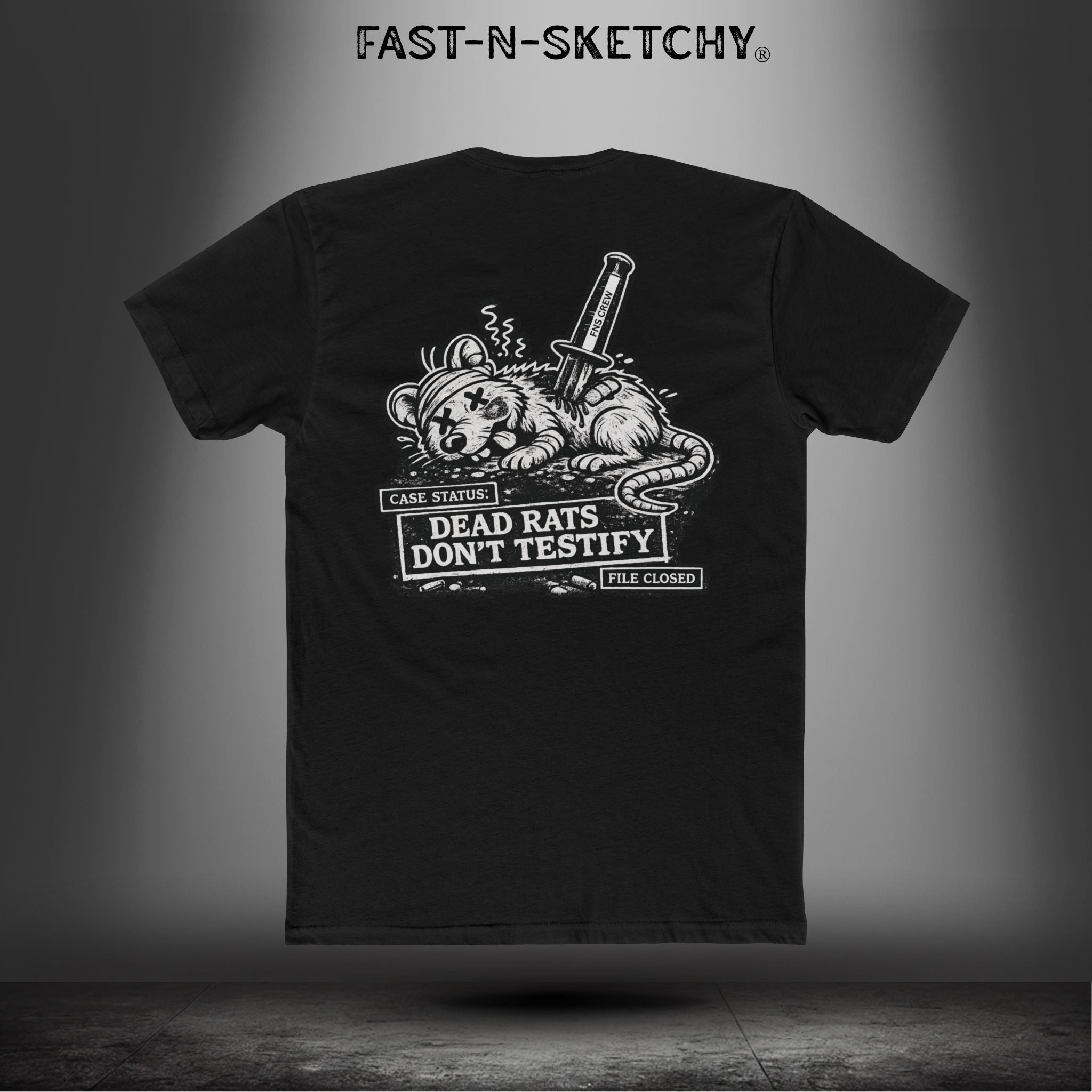 Dead Rats Don't Testify: Biker Edition Relaxed Classic Tee
