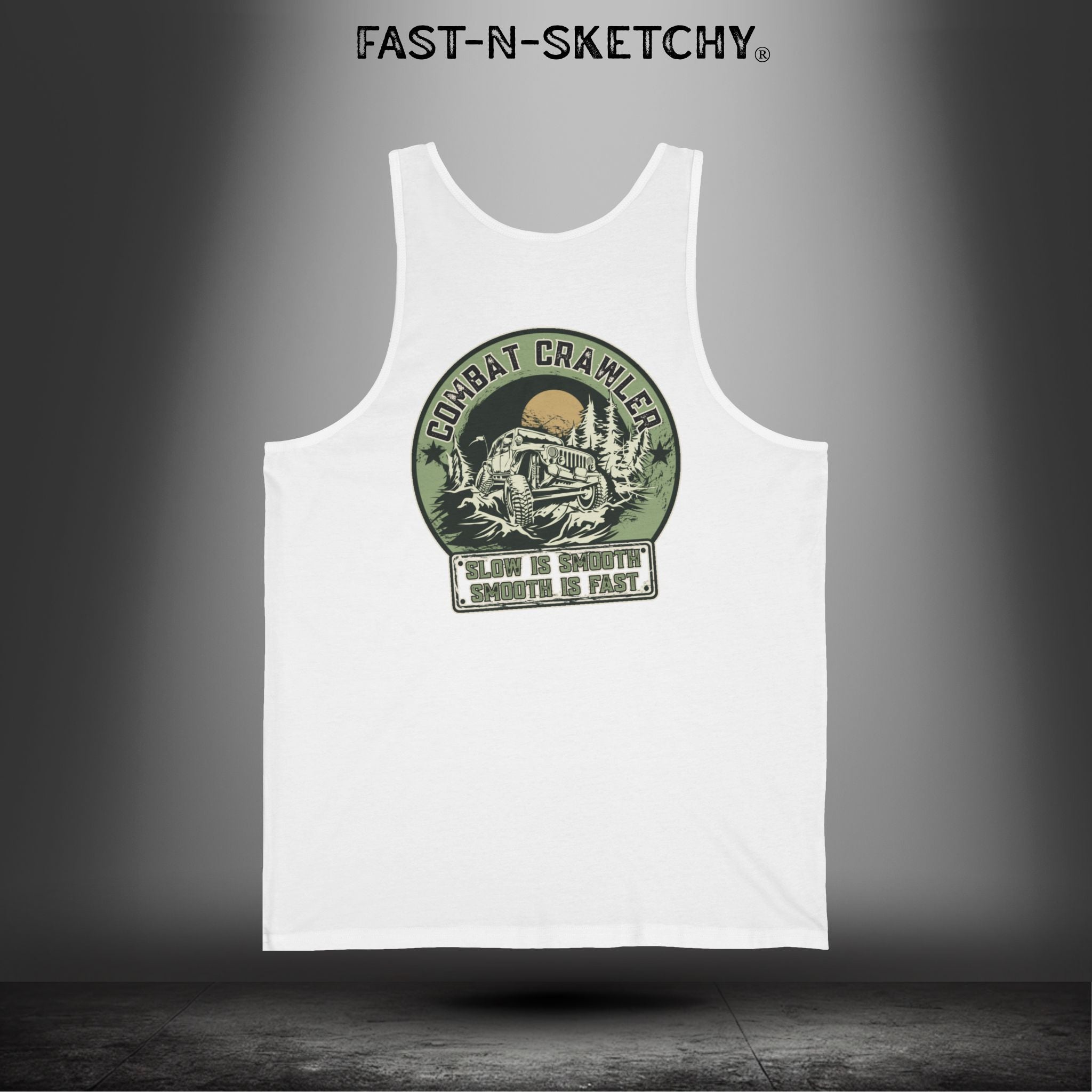 Combat Crawler - Slow is Smooth, Smooth is Fast (Jeep Edition) - Tank Top Unisex