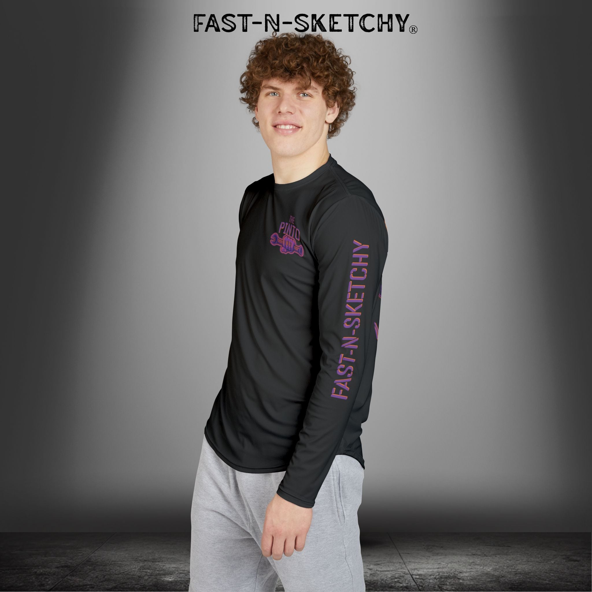 The Pinto: Nacho Average Mechanic UV Protection Long Sleeve Shirt