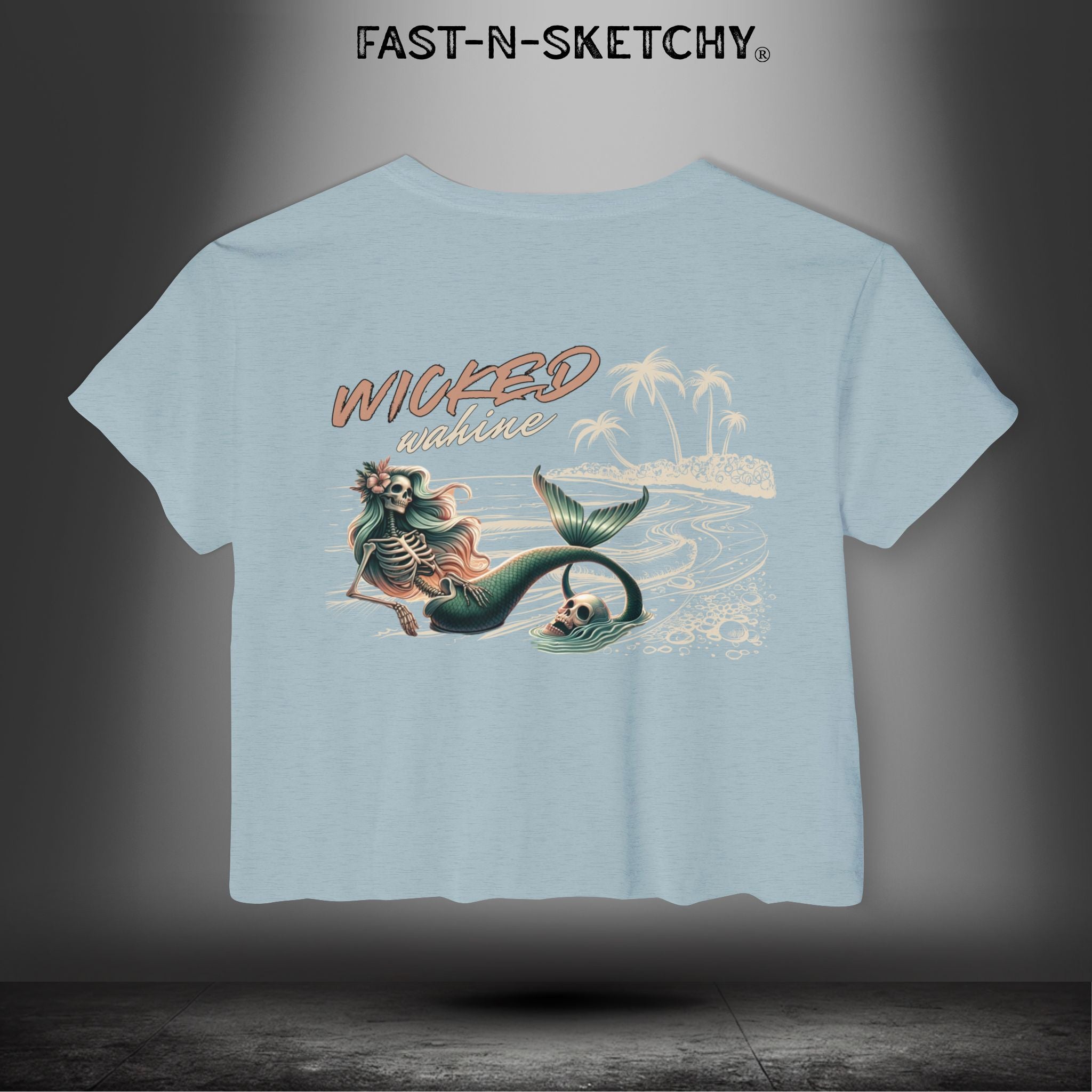 Wicked Wahine - FAST-N-SALTY - Crop Top
