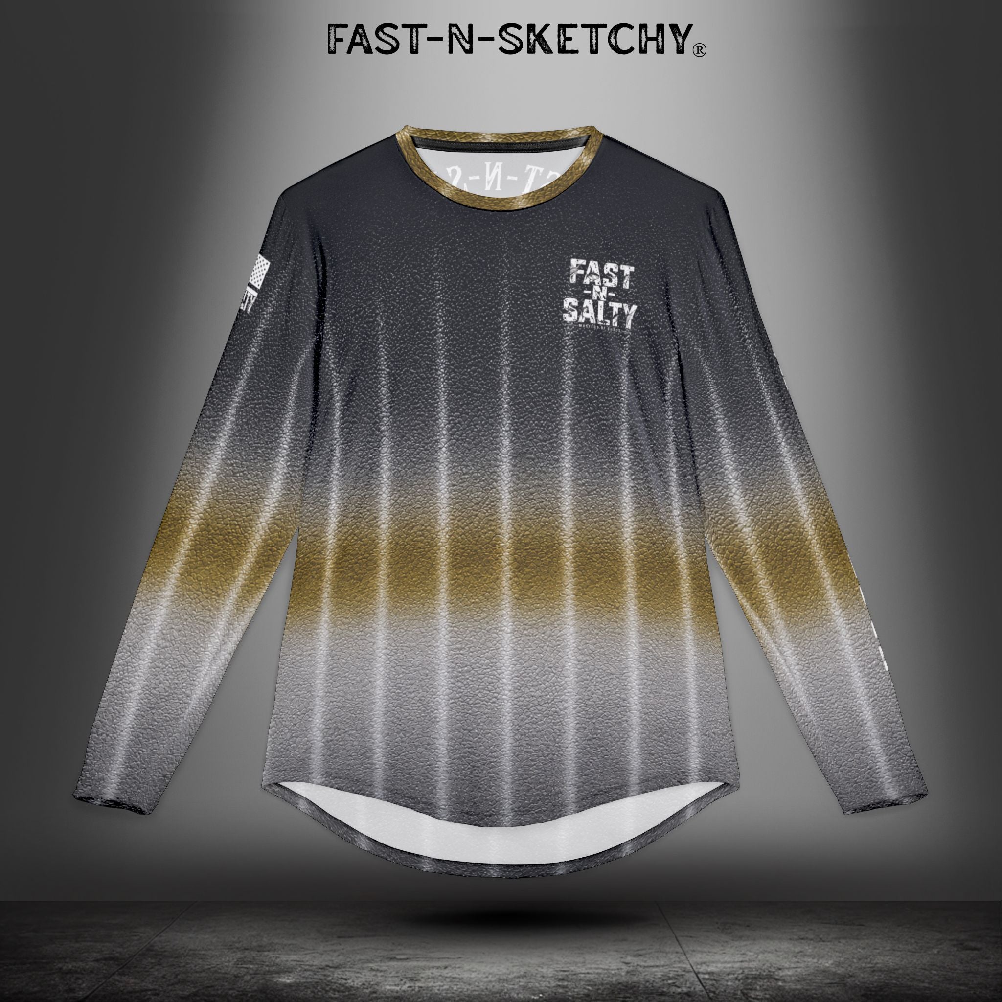 Blackfin Tuna Camo Fast-N-Salty UV Protection Long Sleeve Shirt