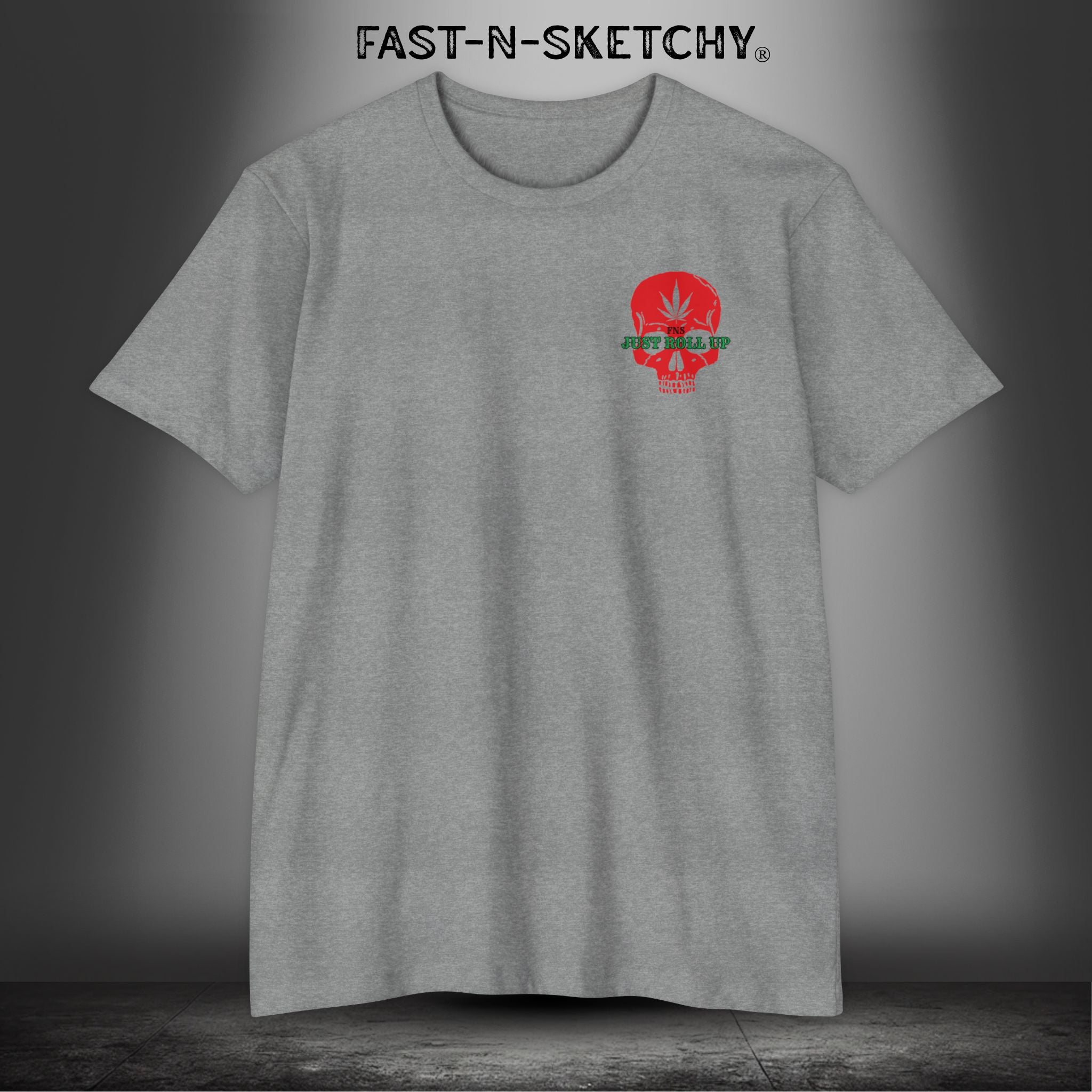FREE MIND, FREE SOUL, JUST ROLL UP BY STONEY: T-shirt Next Level 6210