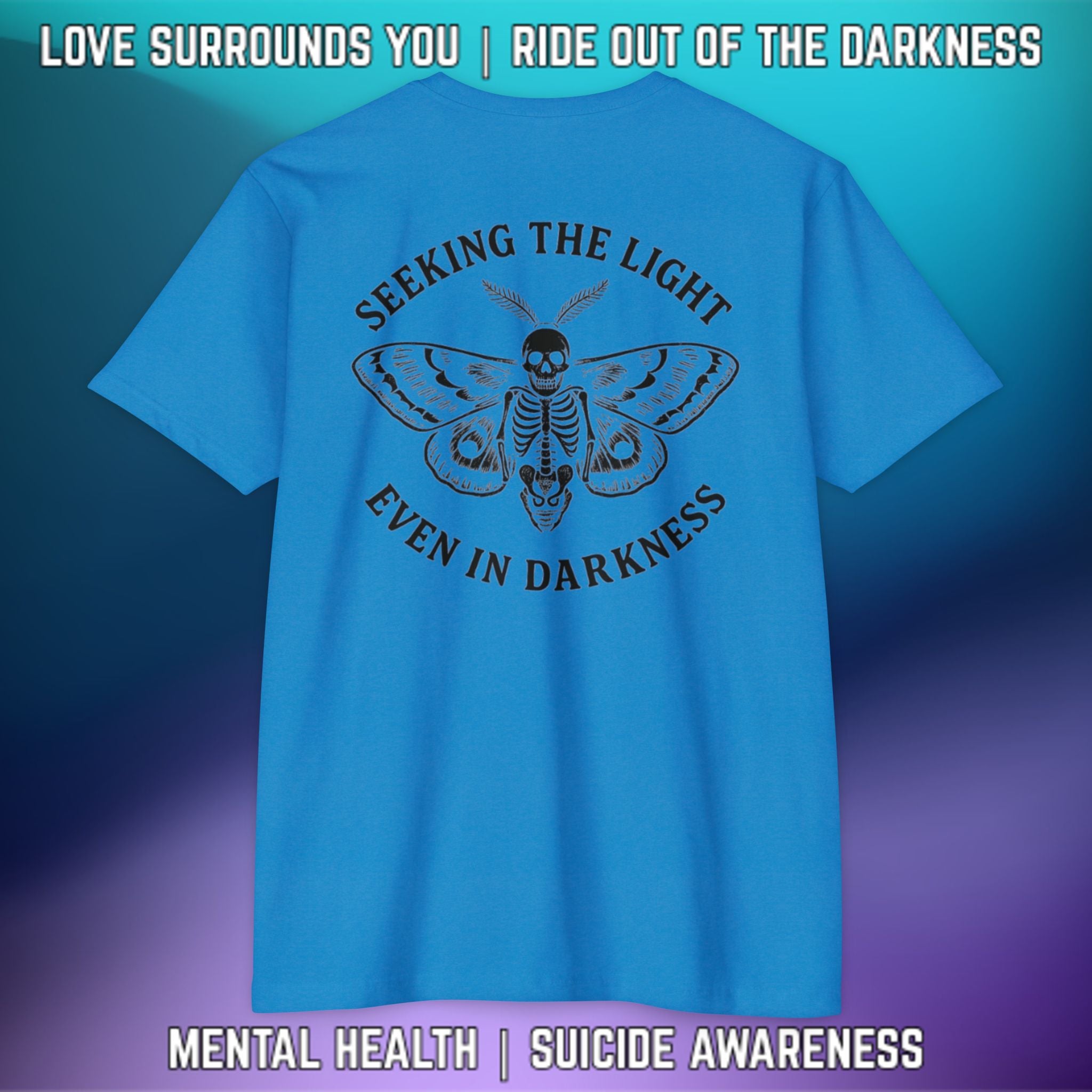 Seeking the Light, Even in Darkness #2 - T-Shirt Next Level 6210 - LSY