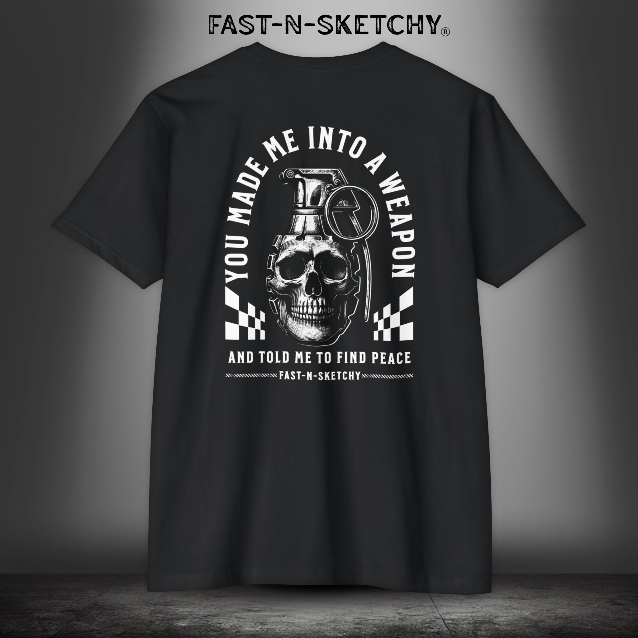You Made Me Into a Weapon: Military Edition Premium Fitted Tee