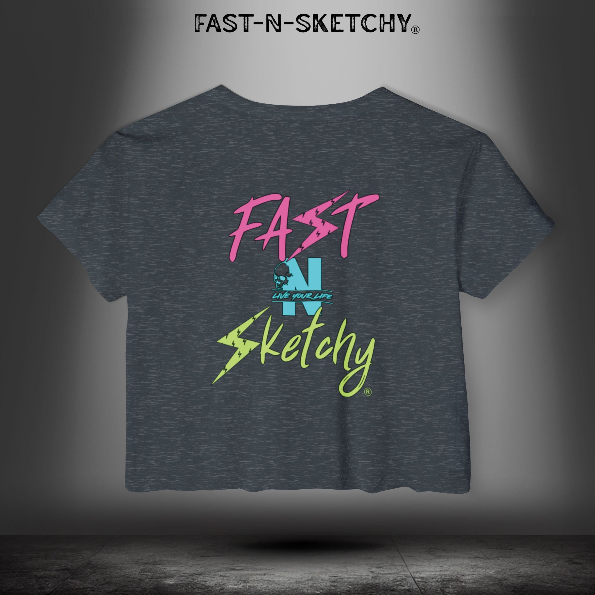 FAST-N-SKETCHY®: Crop Top (Hot Colors)