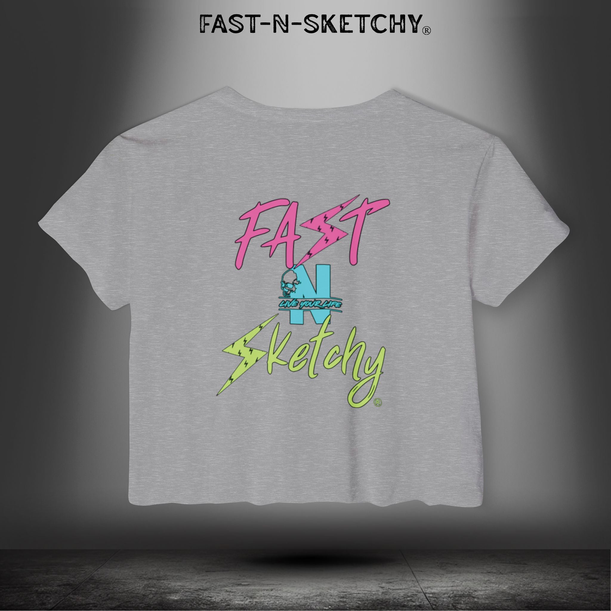 FAST-N-SKETCHY®: Crop Top (Hot Colors)