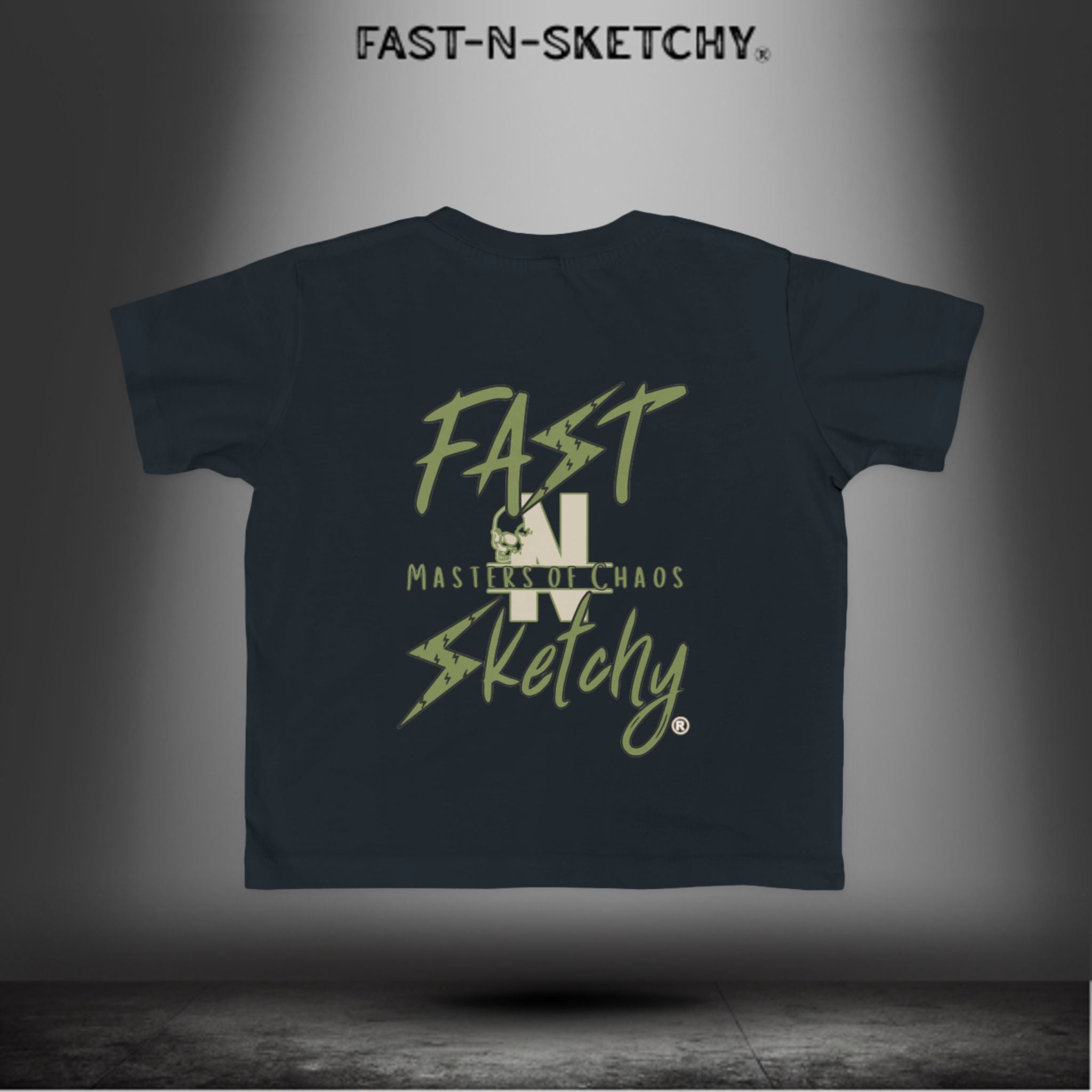 FAST-N-SKETCHY® Mayhem Starter Kit – Toddler Tee | All Gas. No Nap Time. Just Vibes.
