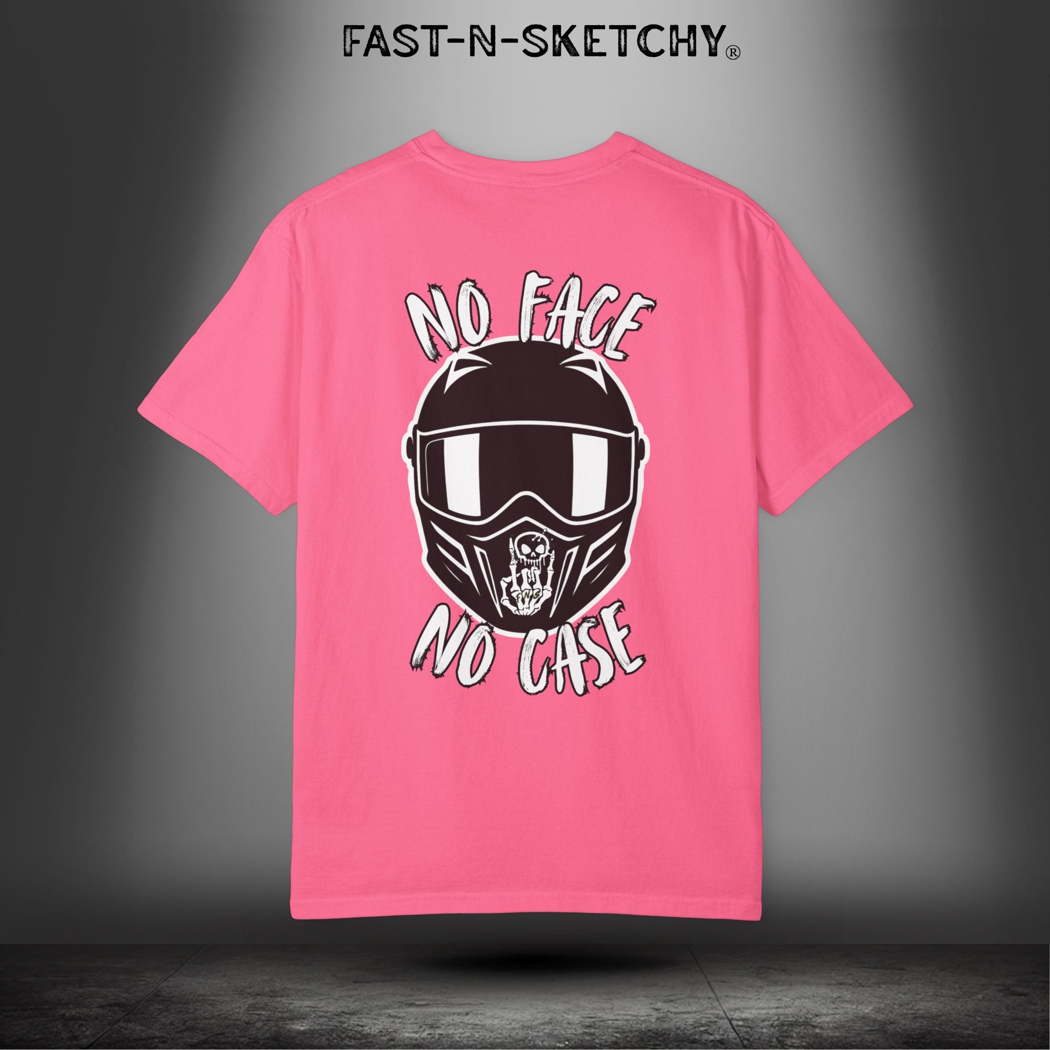 No Face, No Case: FAST-N-SKETCHY - T-Shirt up to 4XL (Multiple Colors)