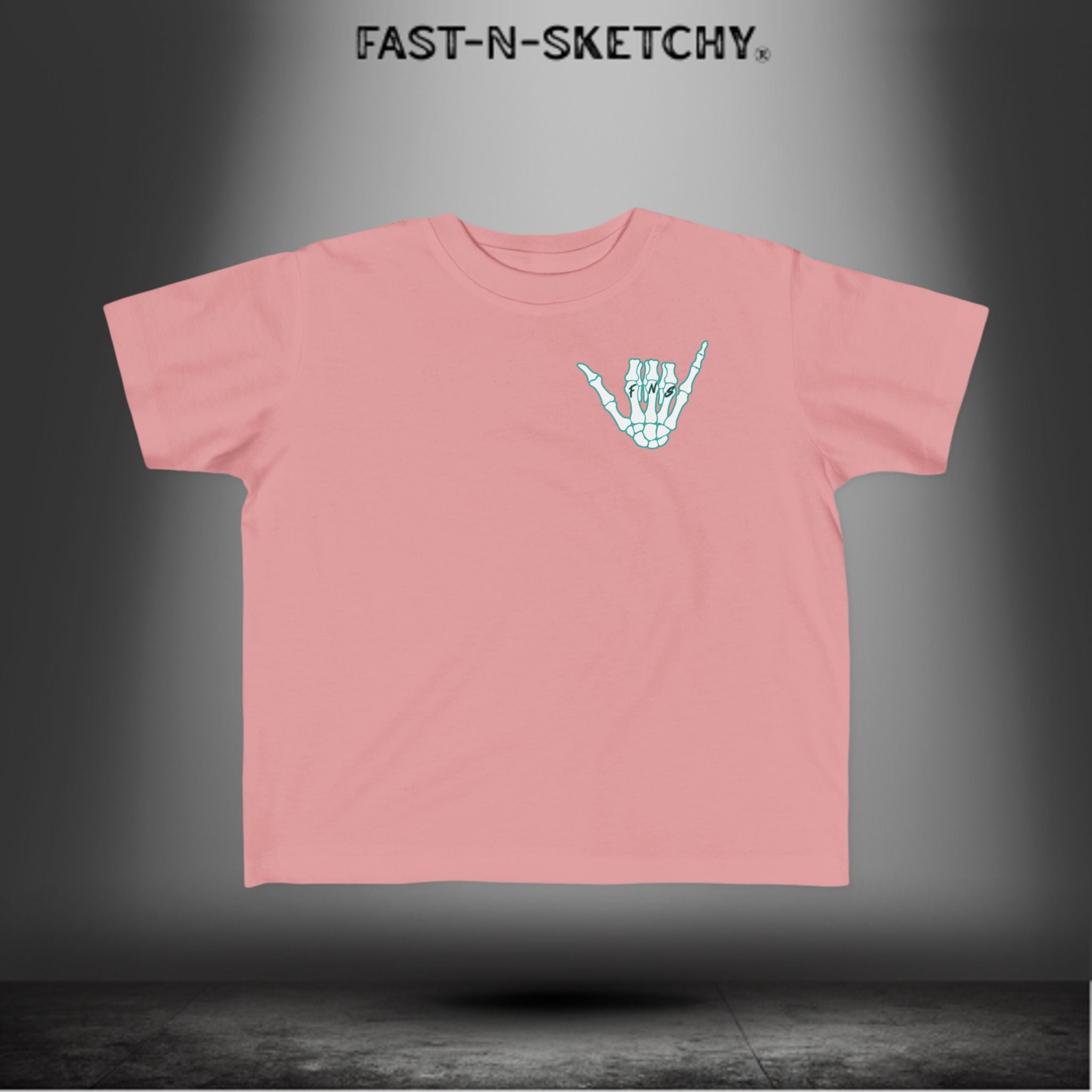 FAST-N-SALTY™ Salty & Sketchy – Toddler Tee | Saltwater in the Veins. Mischief in the Soul.