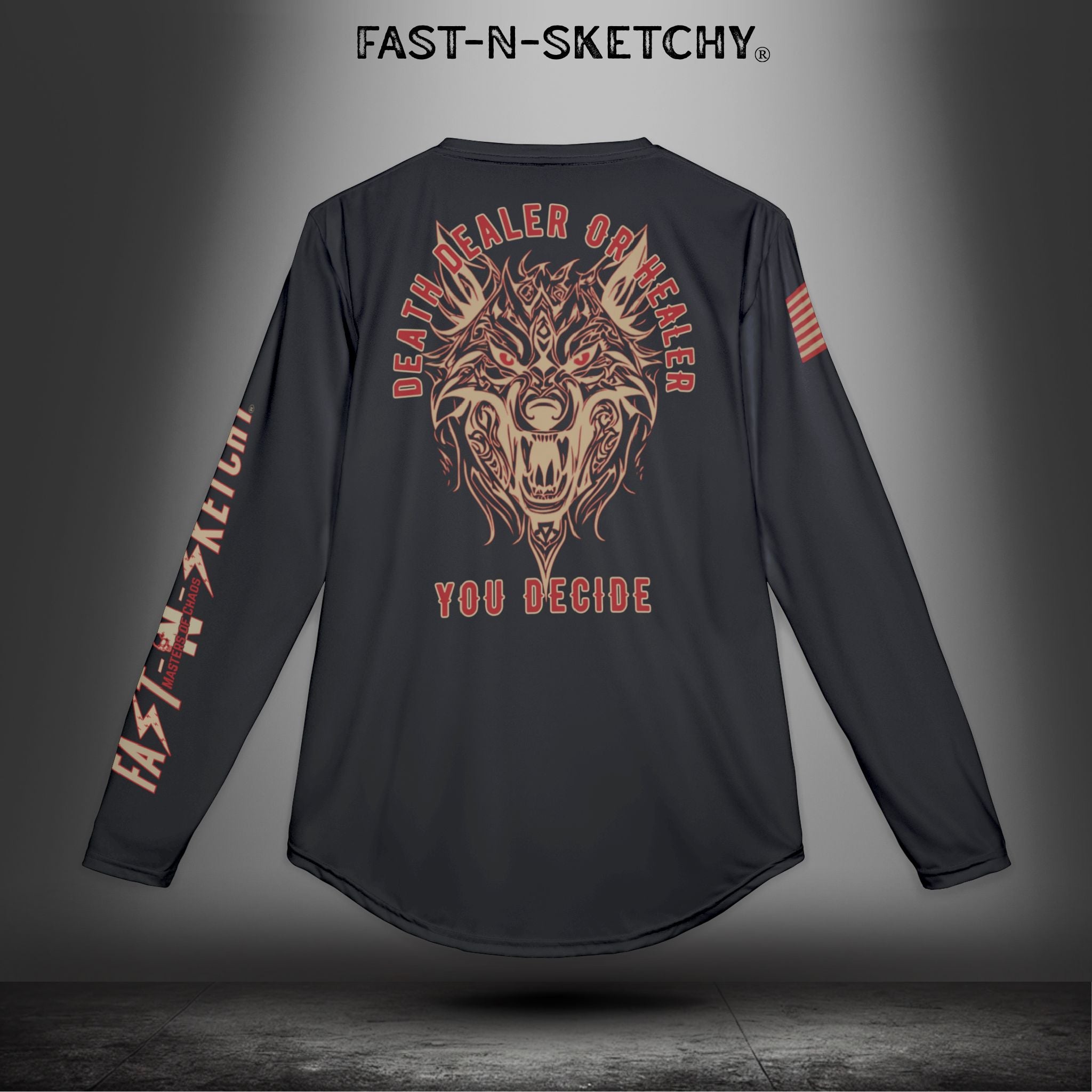 The Coyote: Death Dealer or Healer, You Decide - UV Protection Long Sleeve Shirt