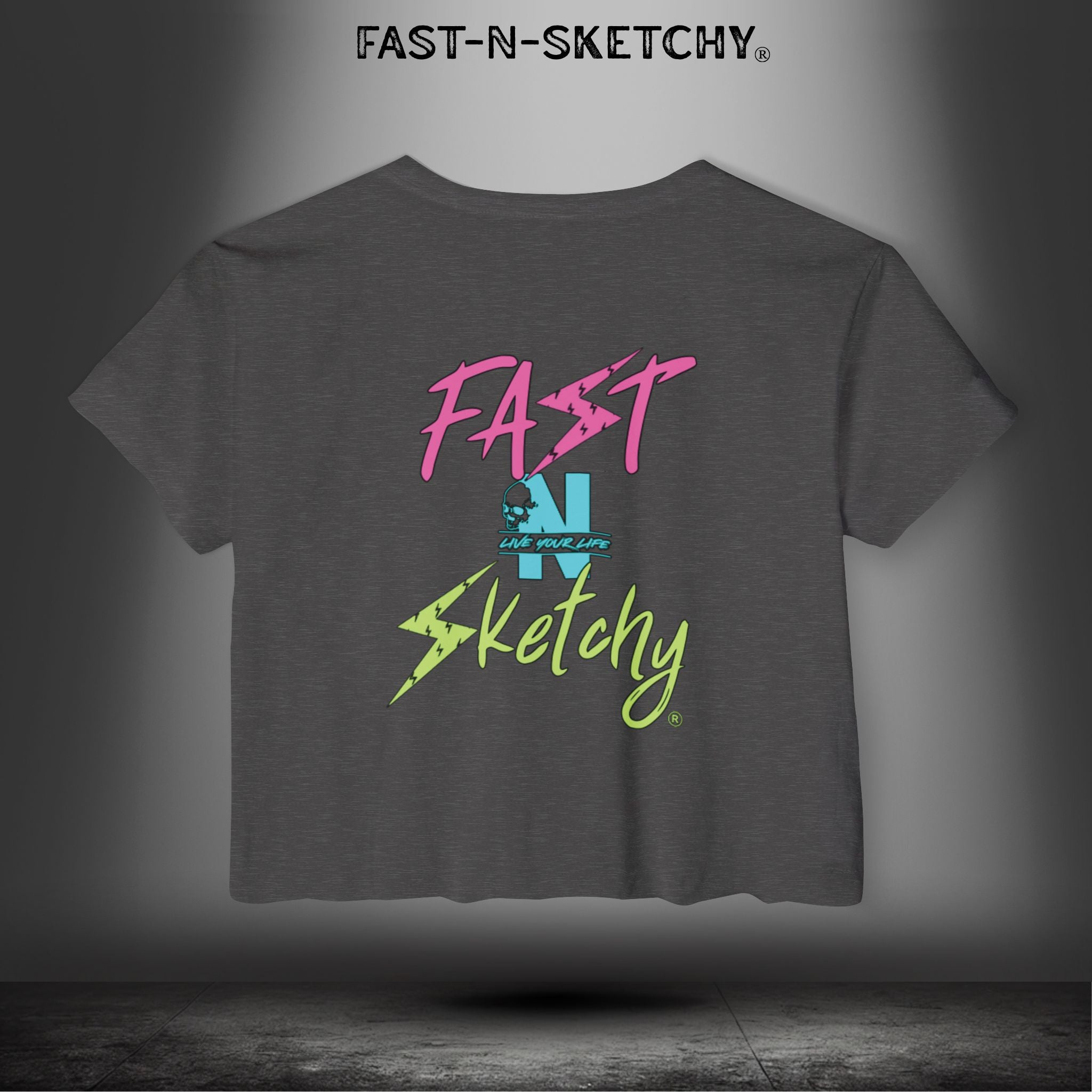 FAST-N-SKETCHY®: Crop Top (Hot Colors)