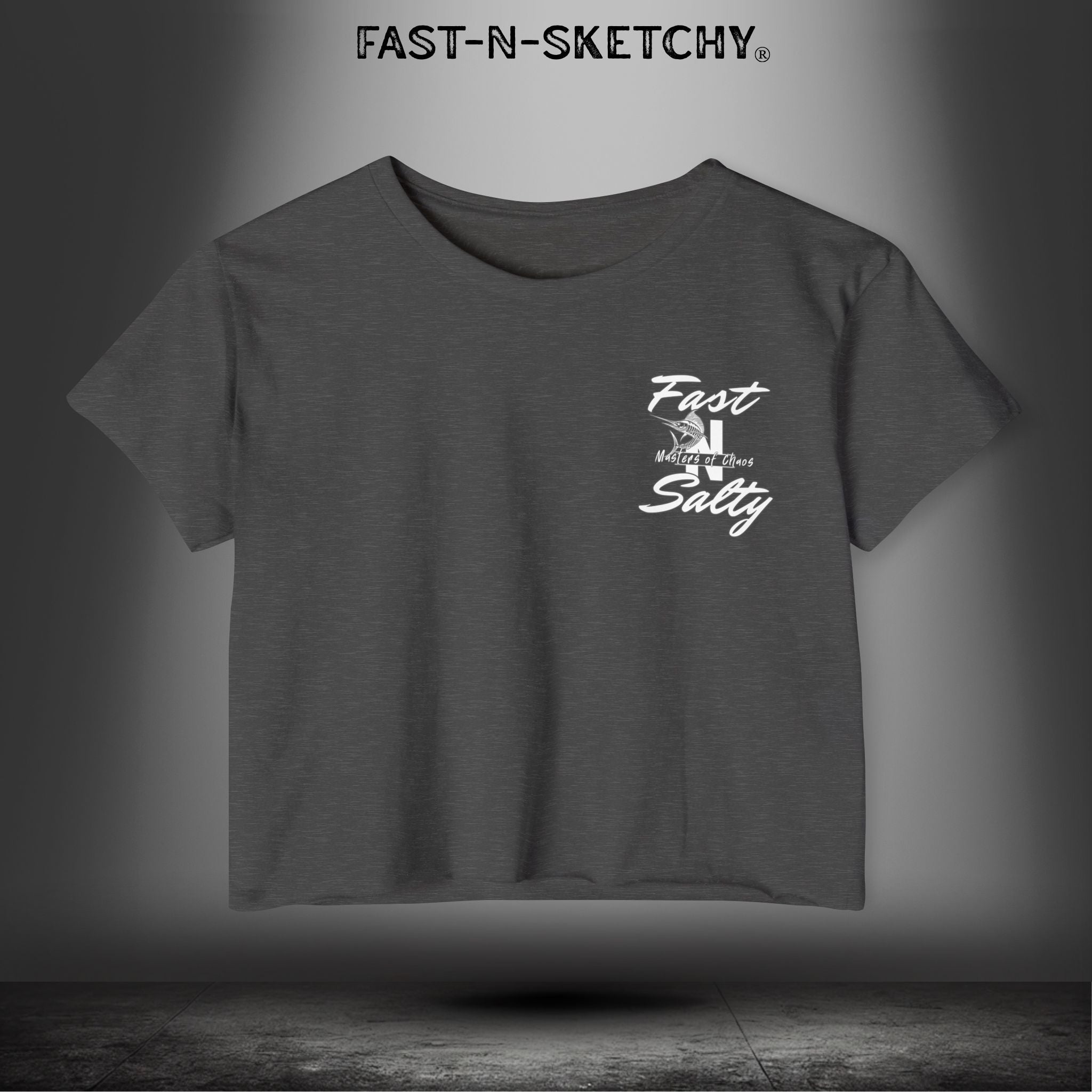 WE GREW HERE, YOU FLEW HERE, GO AWAY: Crop Top (Medium-Weight)