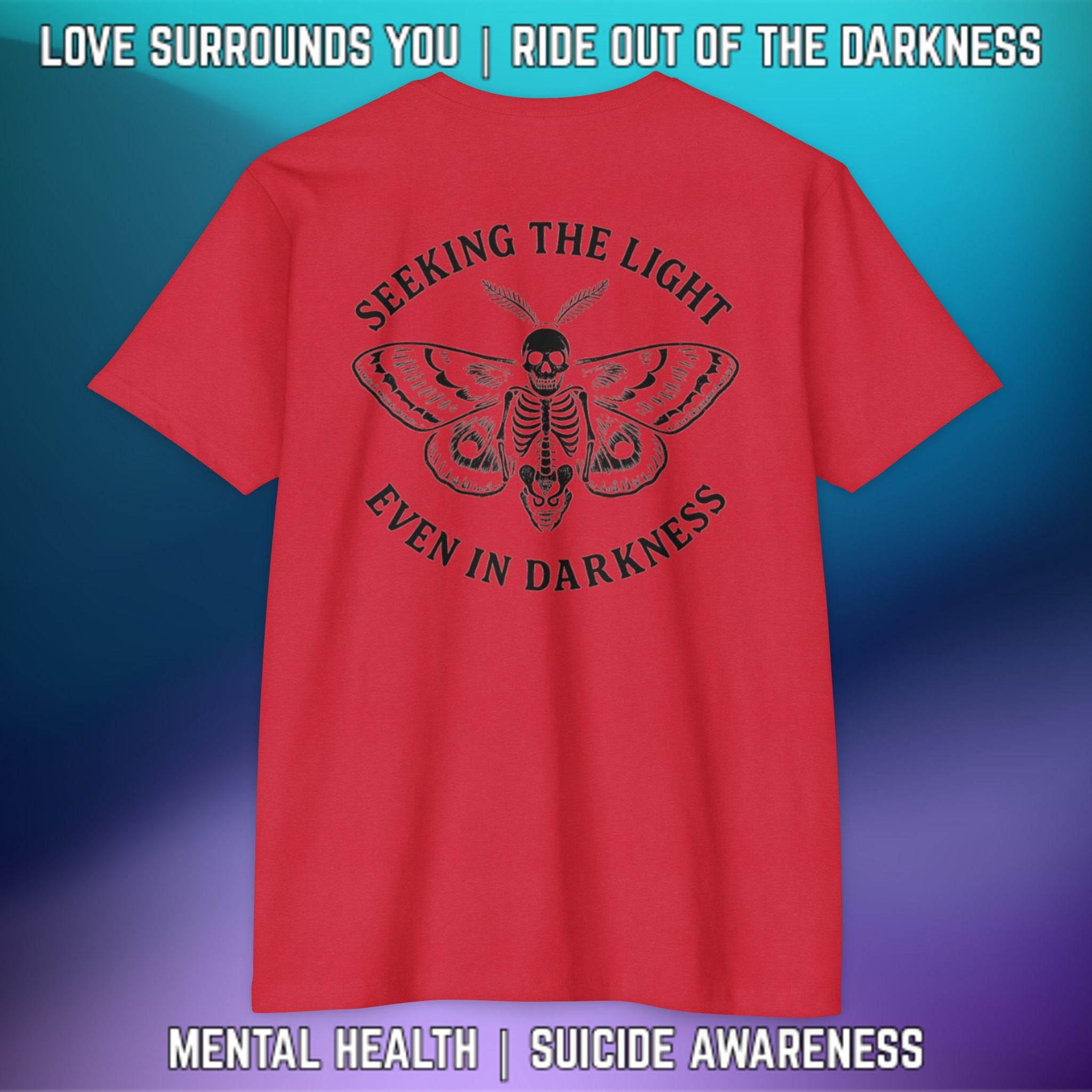 Seeking the Light, Even in Darkness #2 - T-Shirt Next Level 6210 - LSY