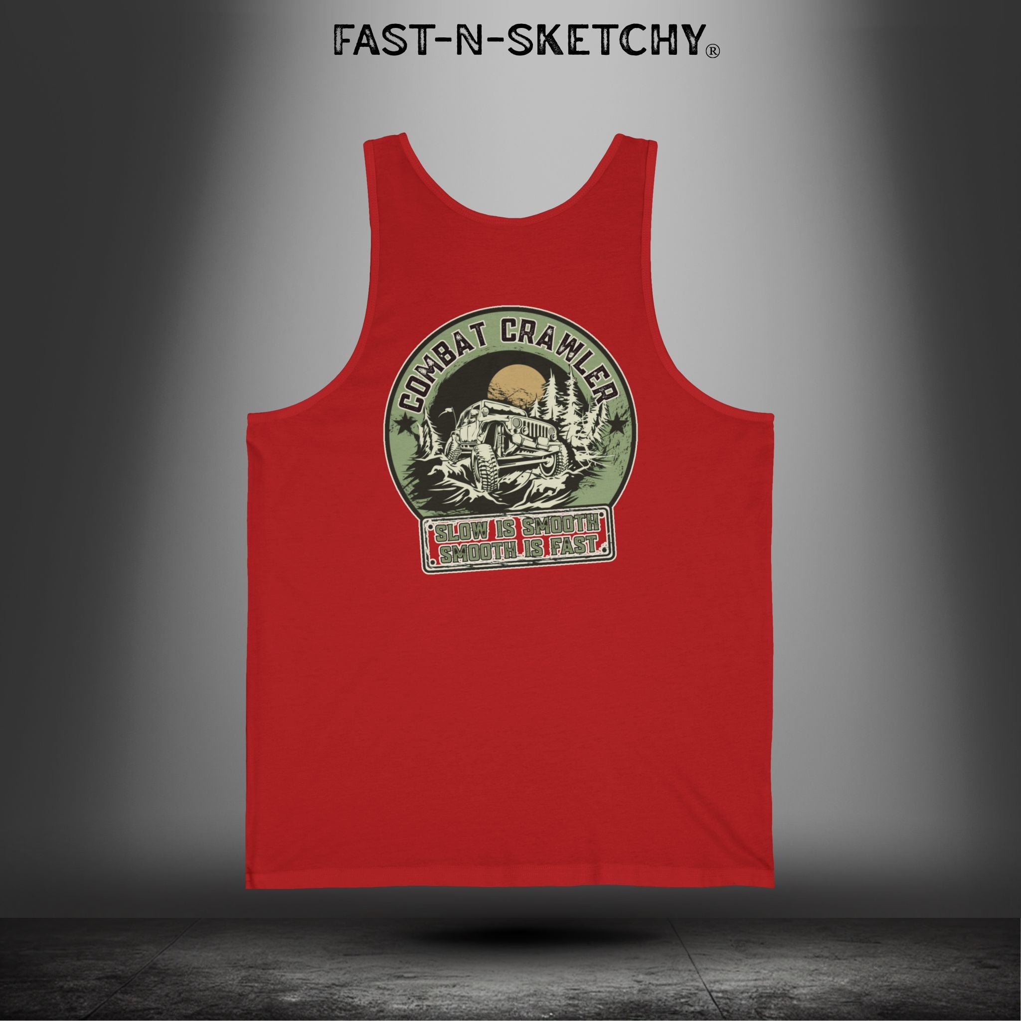 Combat Crawler - Slow is Smooth, Smooth is Fast (Jeep Edition) - Tank Top Unisex