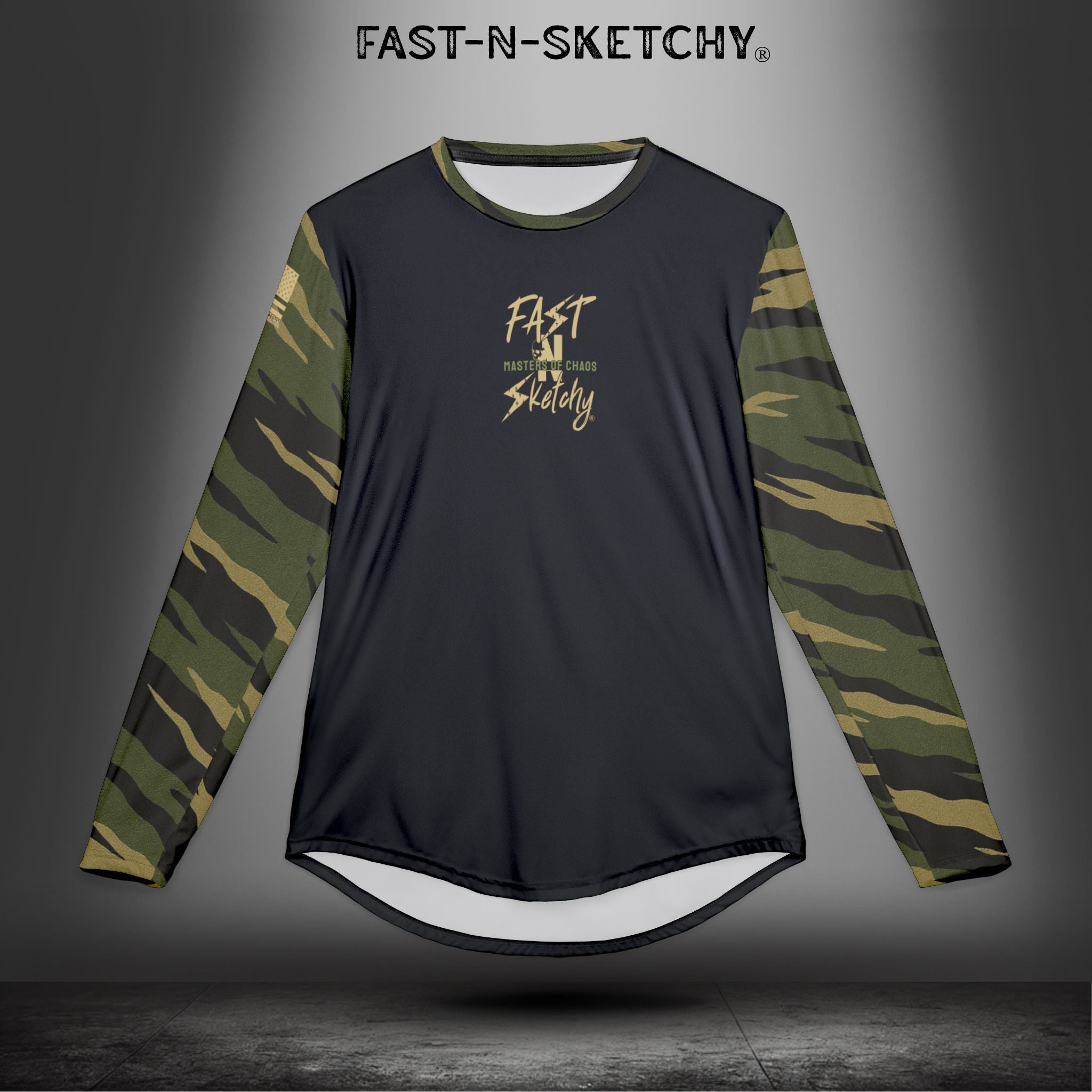 Paratrooper, Not a Dirty Leg: Military Edition - UV Riding/Outdoor Long-Sleeve Tee