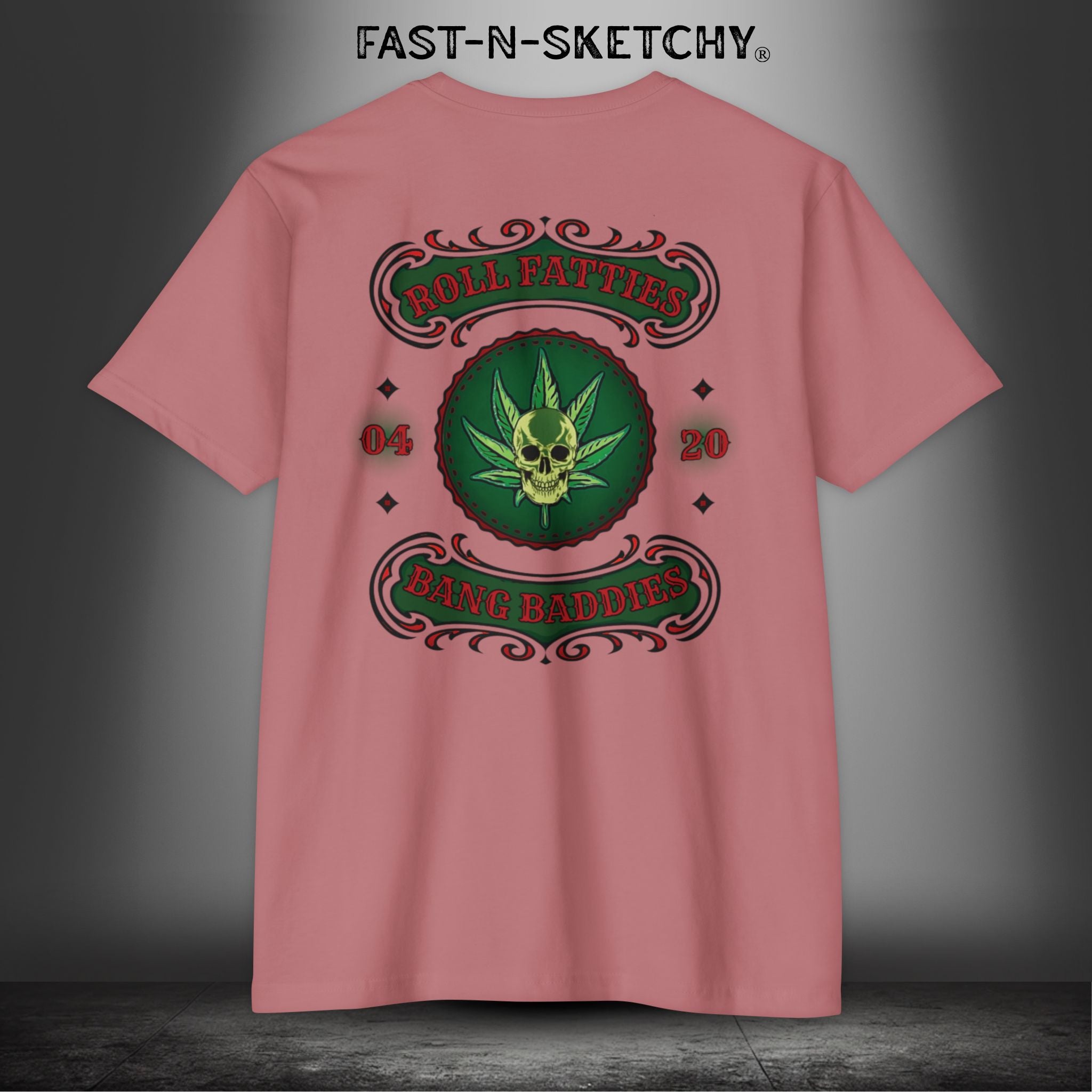 The Highlife: Roll Fatties & Bang Baddies: Biker Edition Premium Fitted Tee