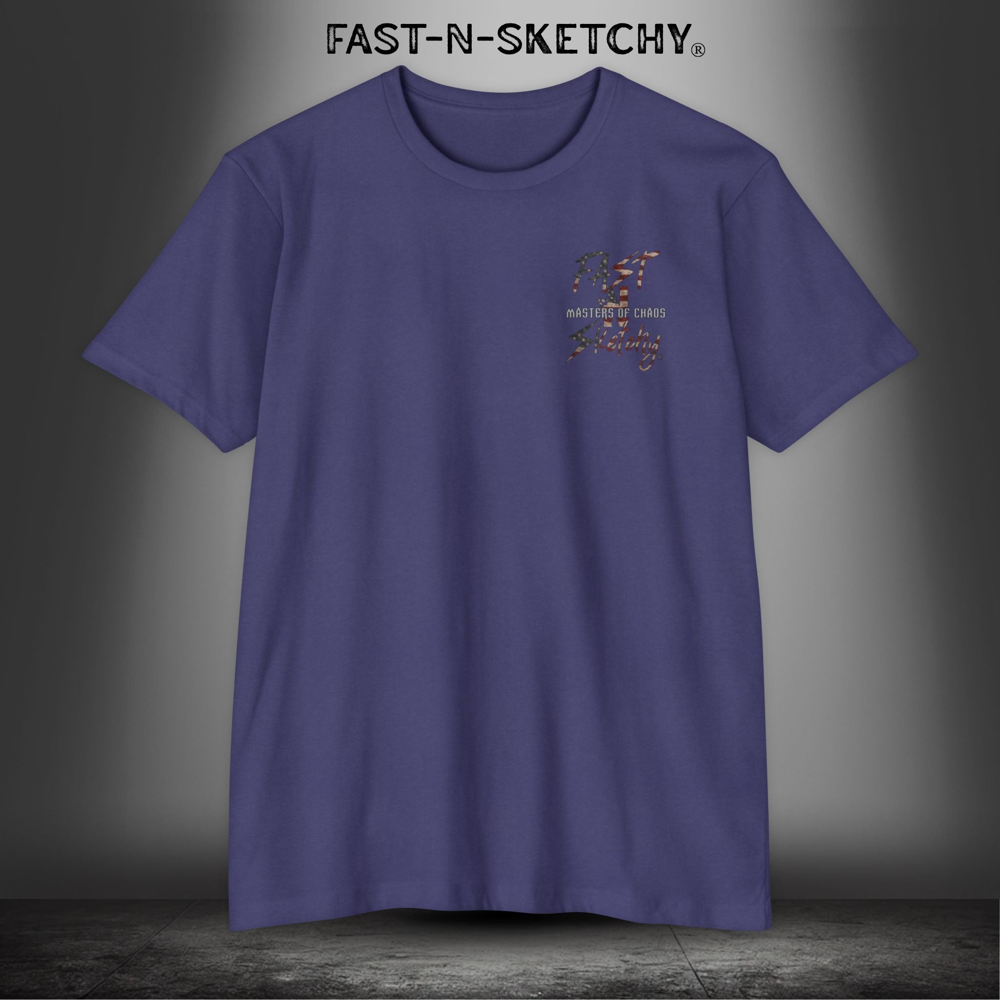 Forged in Darkness Military Edition — "Guided by the Light" Patriotic Tee