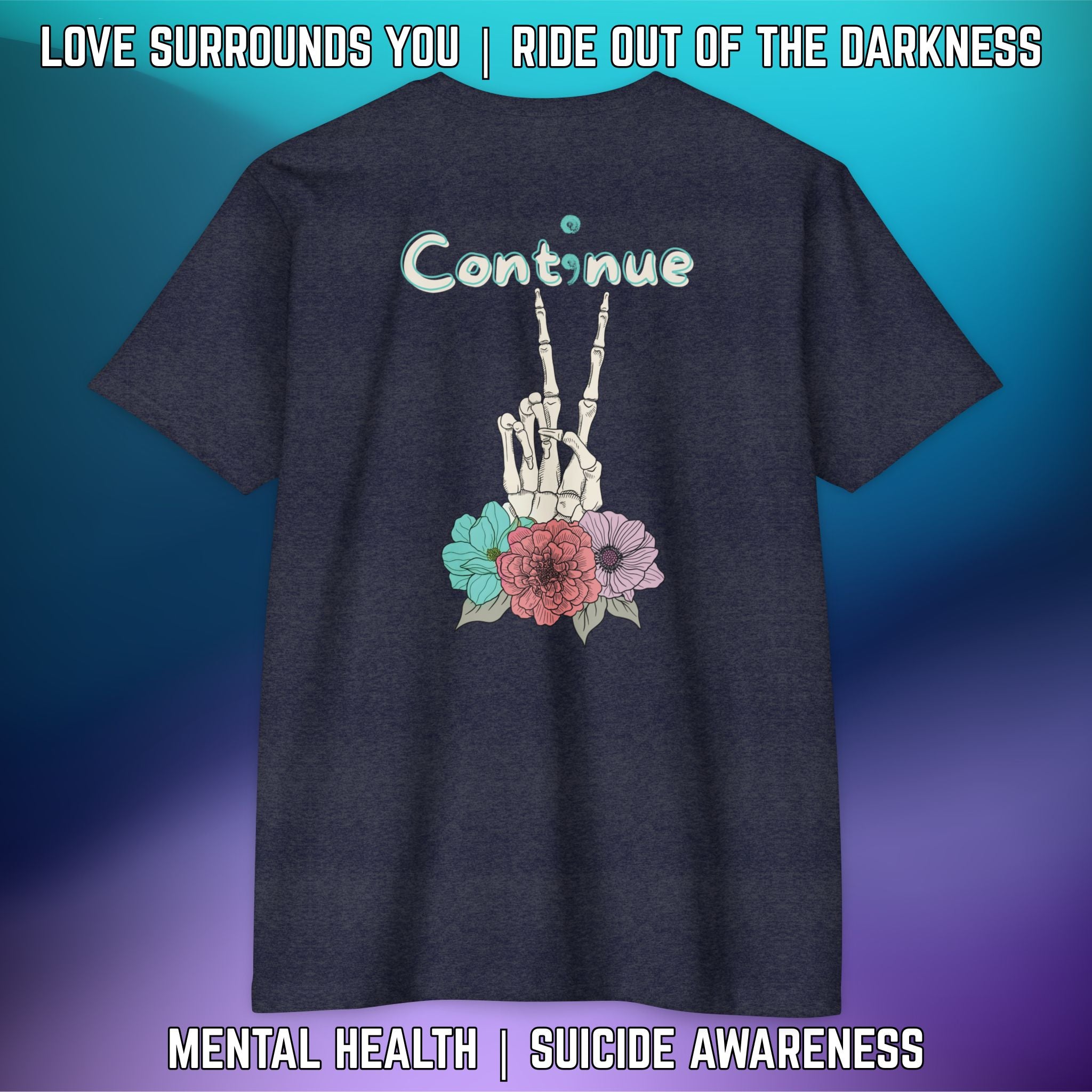 CONTINUE SEMI-COLON: T-Shirt Next Level 6210 - LSY