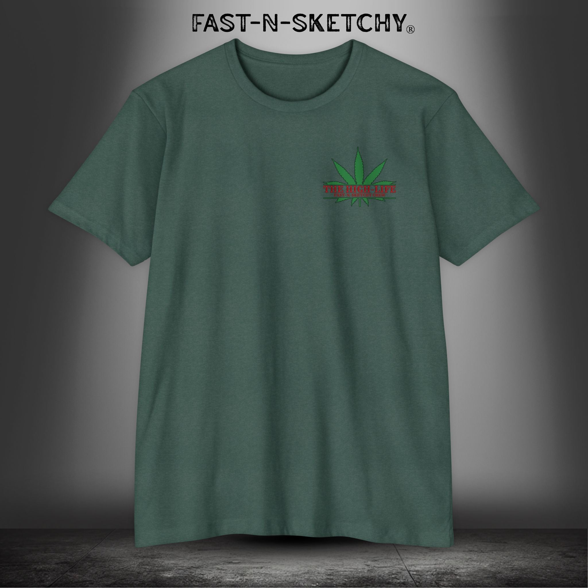 The Highlife: Roll Fatties & Bang Baddies: Biker Edition Premium Fitted Tee