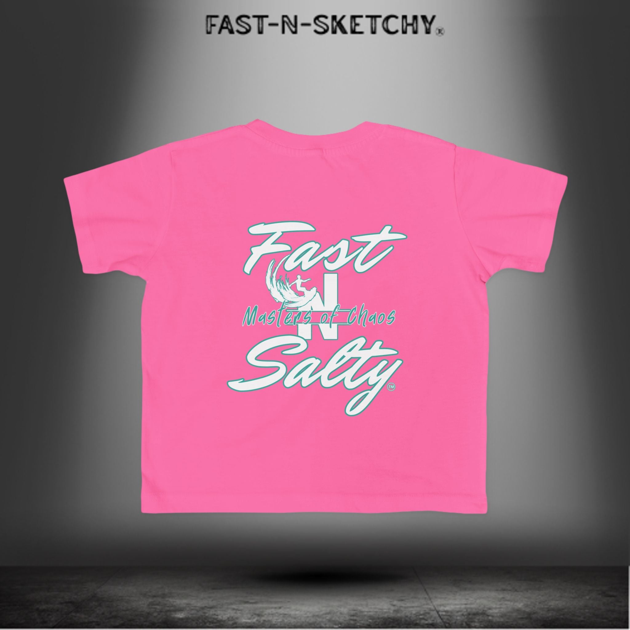 FAST-N-SALTY™ Salty & Sketchy – Toddler Tee | Saltwater in the Veins. Mischief in the Soul.