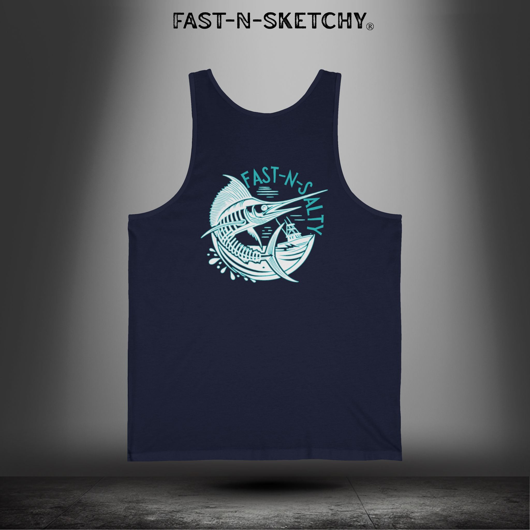 Fast-n-Salty Circle Logo - Tank Top