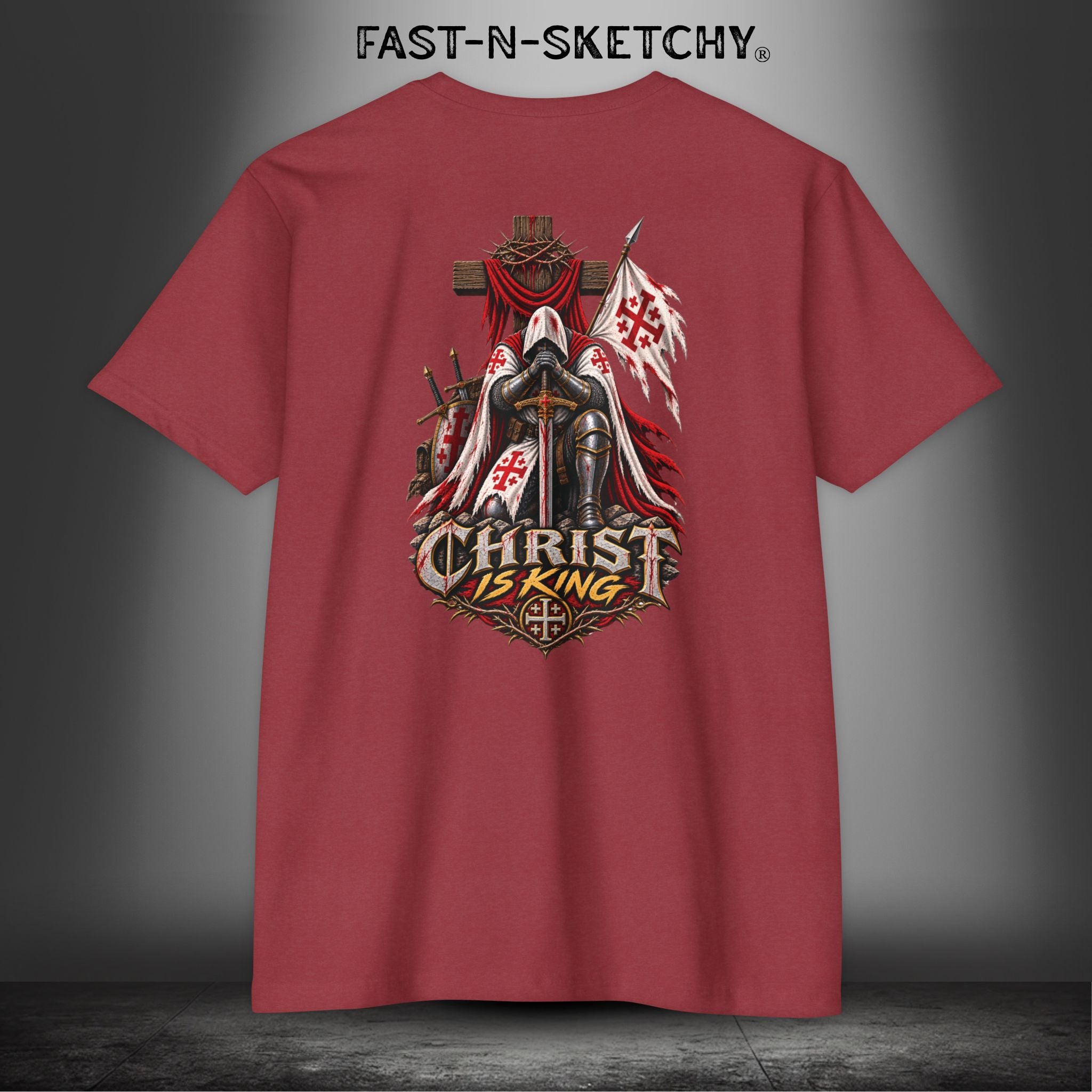Crusaders' Christ Is King Tee: Military Edition