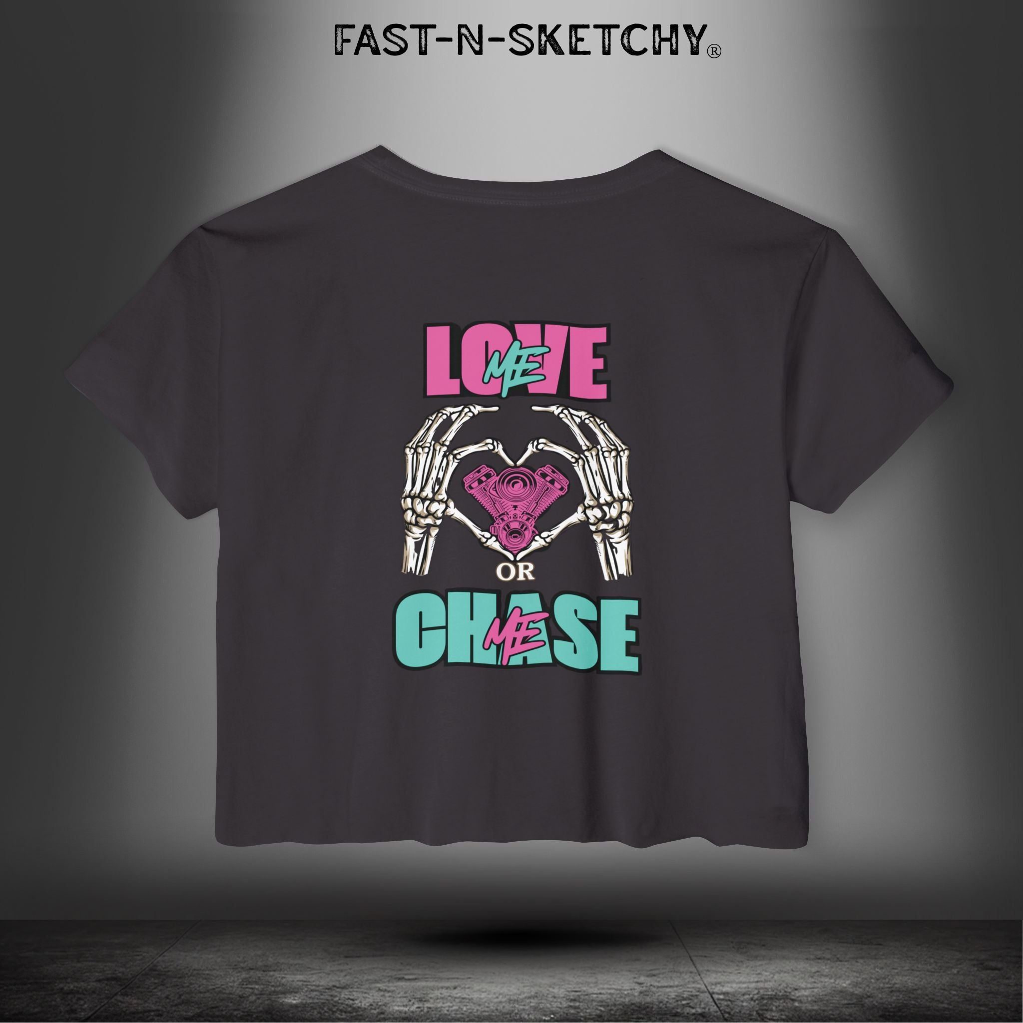 LOVE ME OR CHASE ME - FAST-N-SEXYâ„¢: Women's Festival Crop Top