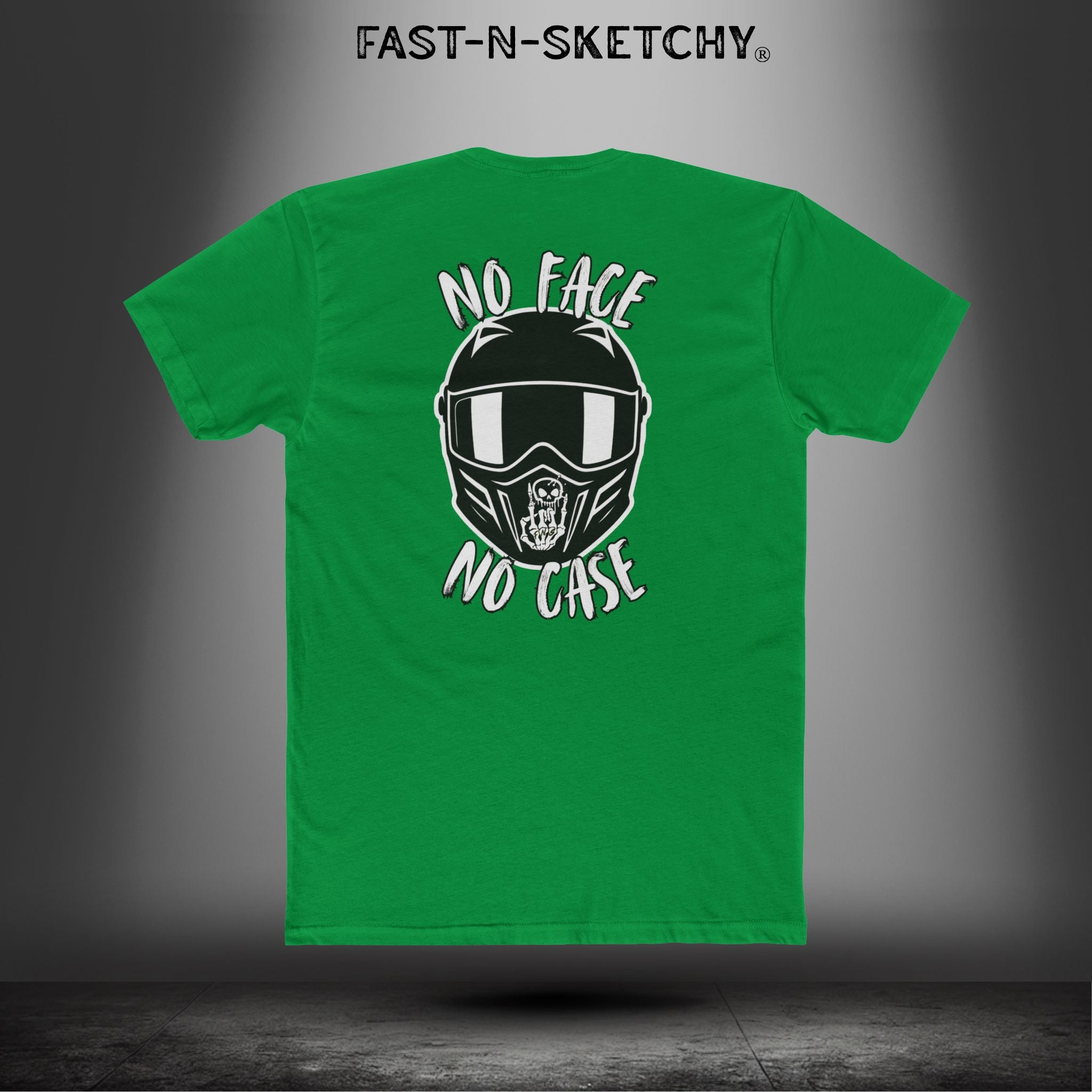 No face, No Case: Biker Edition Relaxed Classic Tee