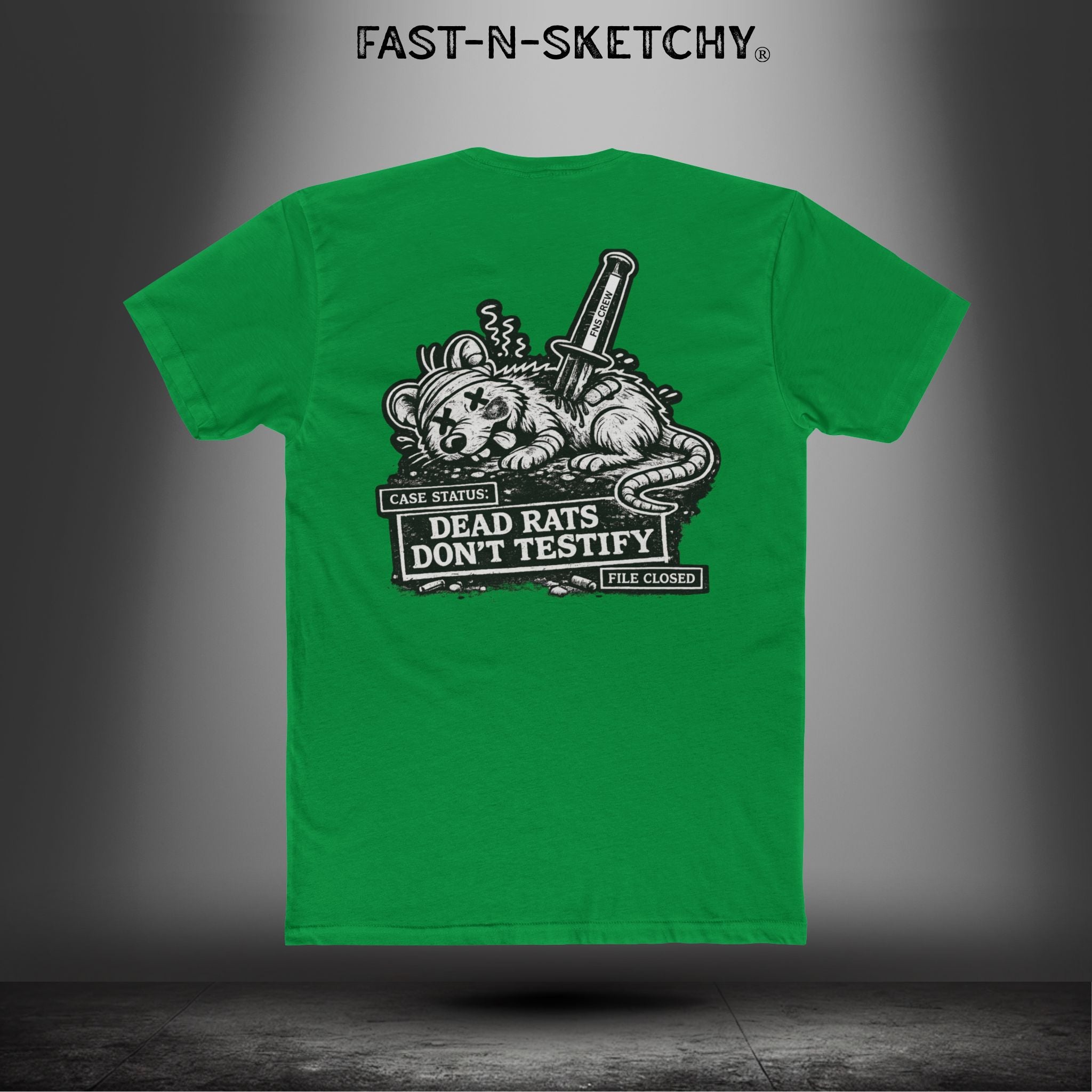 Dead Rats Don't Testify: Biker Edition Relaxed Classic Tee