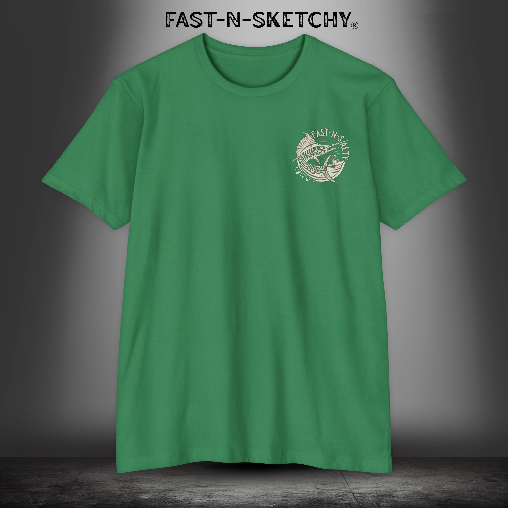 Fast-N-Salty: Masters of Chaos - T-Shirt Next Level (Tan Letters)