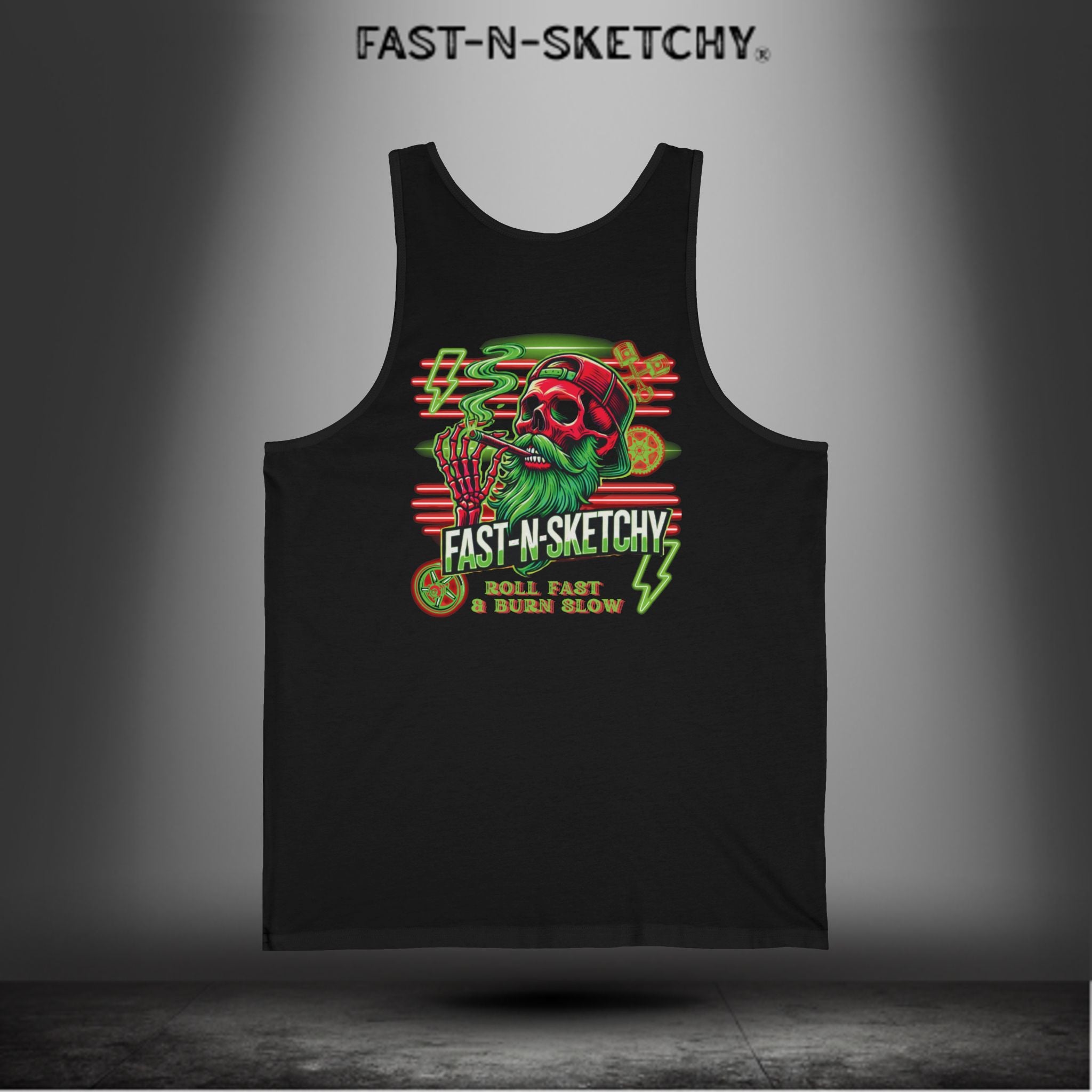 JUST BE BLUNT: ROLL FAST & BURN SLOW by FNS: Tank Top